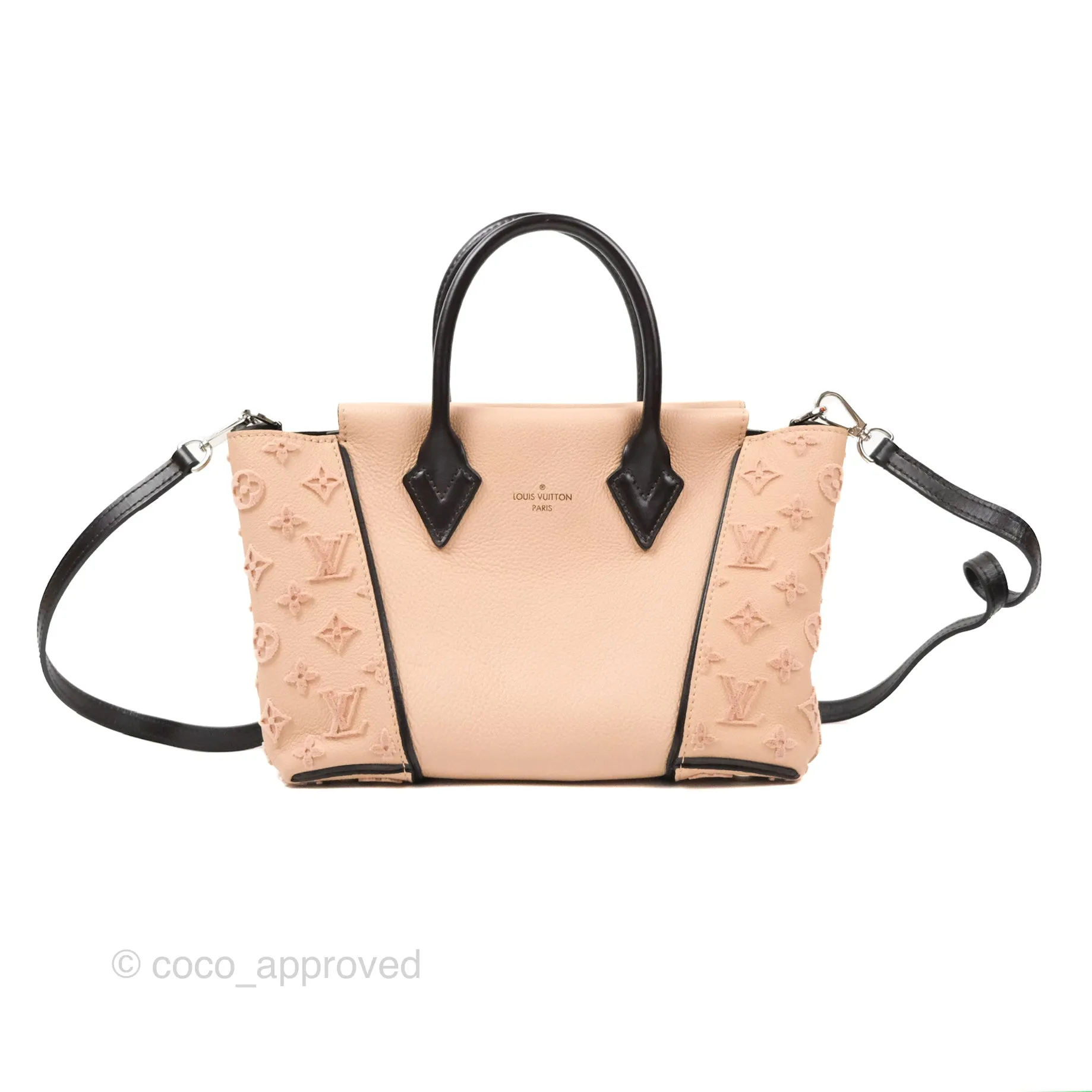 Louis Vuitton Veau Cachemire Tote W BB Petale Grained Calfskin