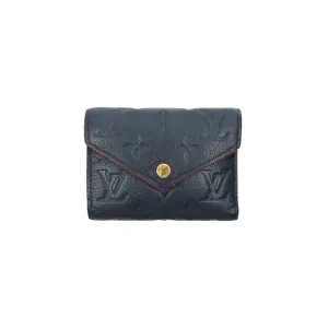 Louis Vuitton Victorine Wallet Marine Rouge Monogram Empreinte