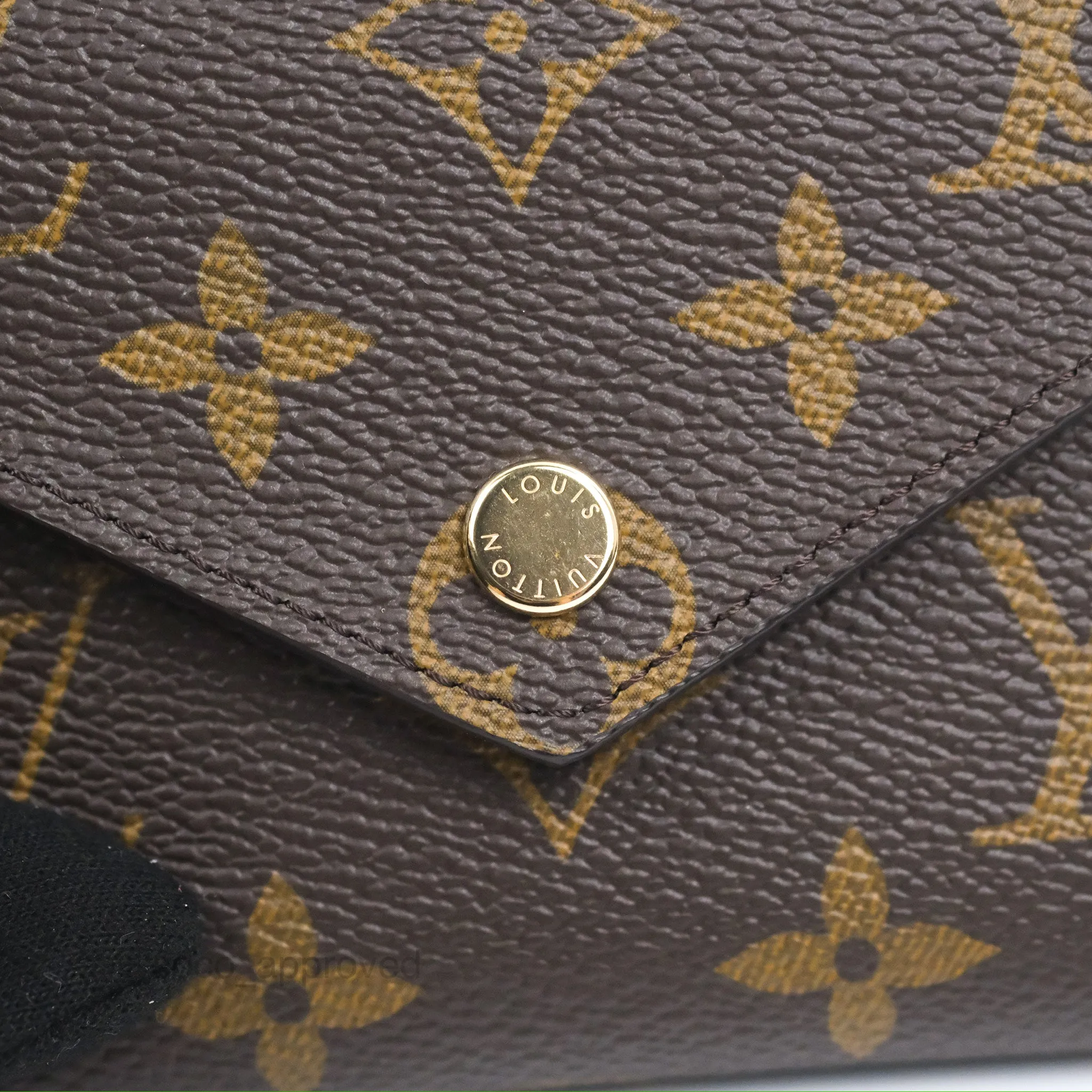 Louis Vuitton Victorine Wallet Monogram Canvas Rose Ballerine