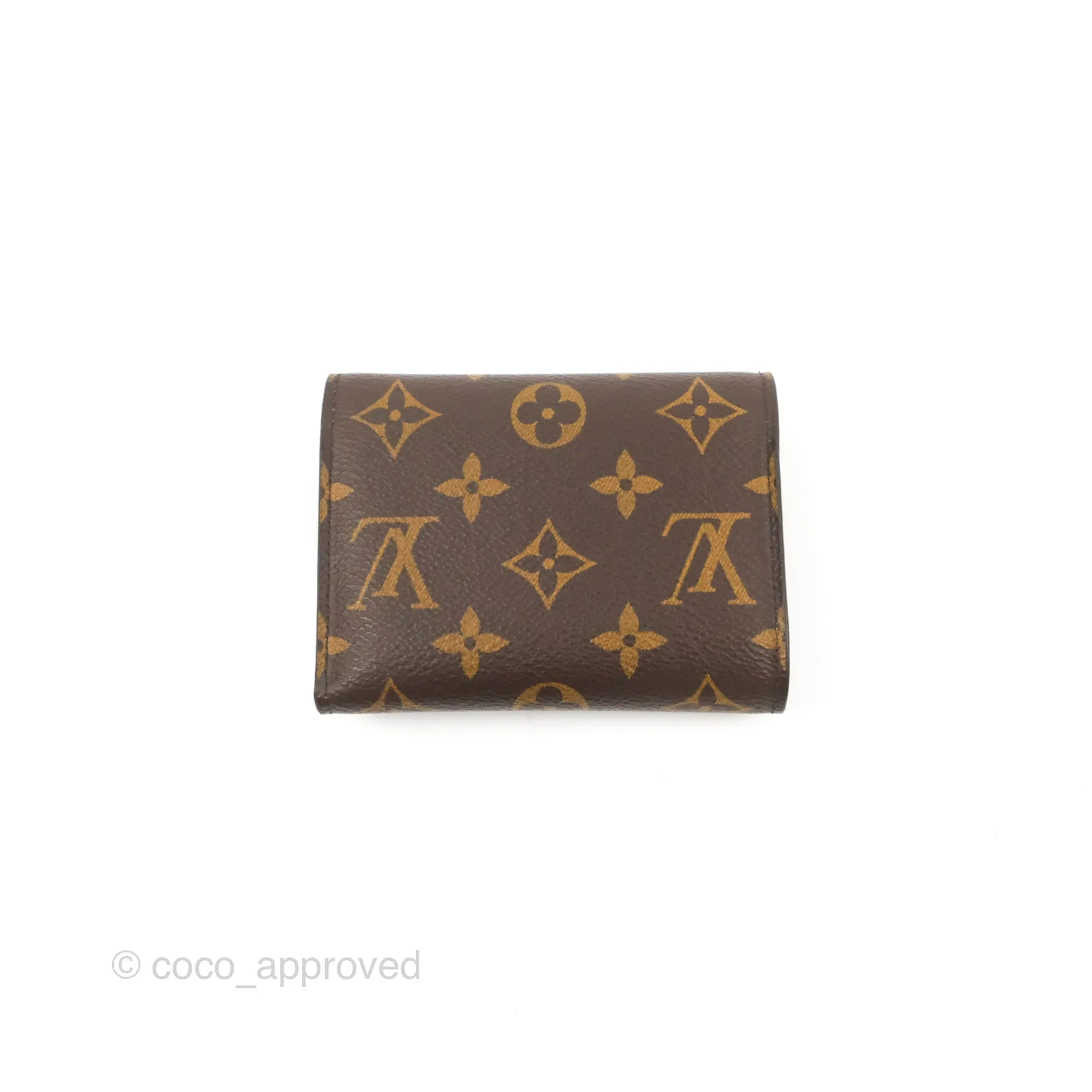 Louis Vuitton Victorine Wallet Monogram Canvas Rose Ballerine