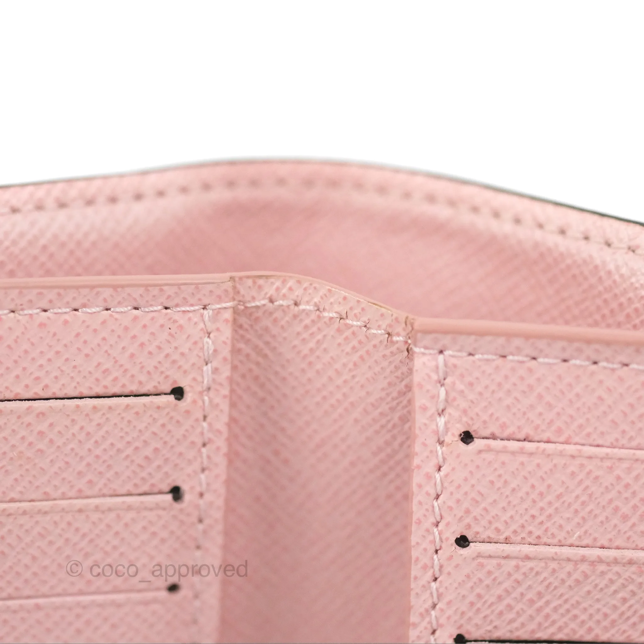 Louis Vuitton Victorine Wallet Monogram Canvas Rose Ballerine