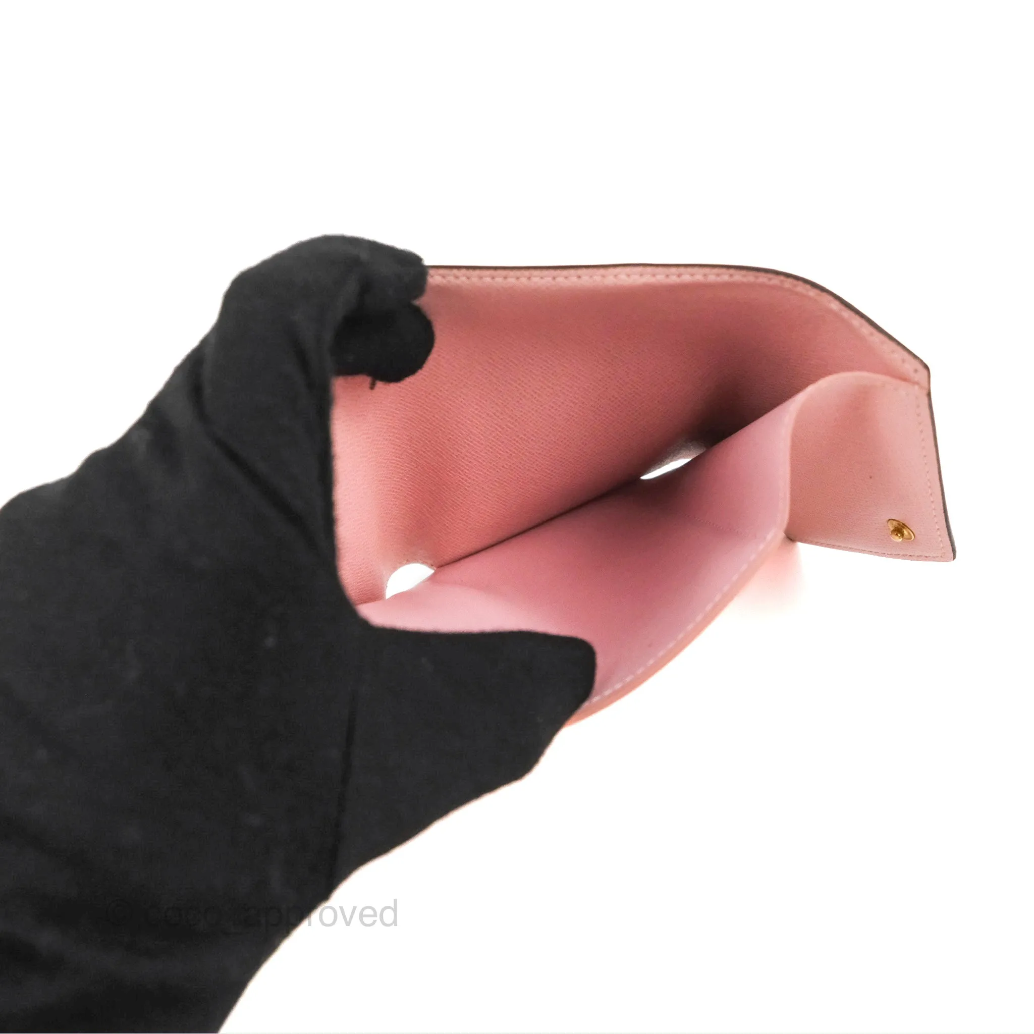 Louis Vuitton Victorine Wallet Monogram Canvas Rose Ballerine