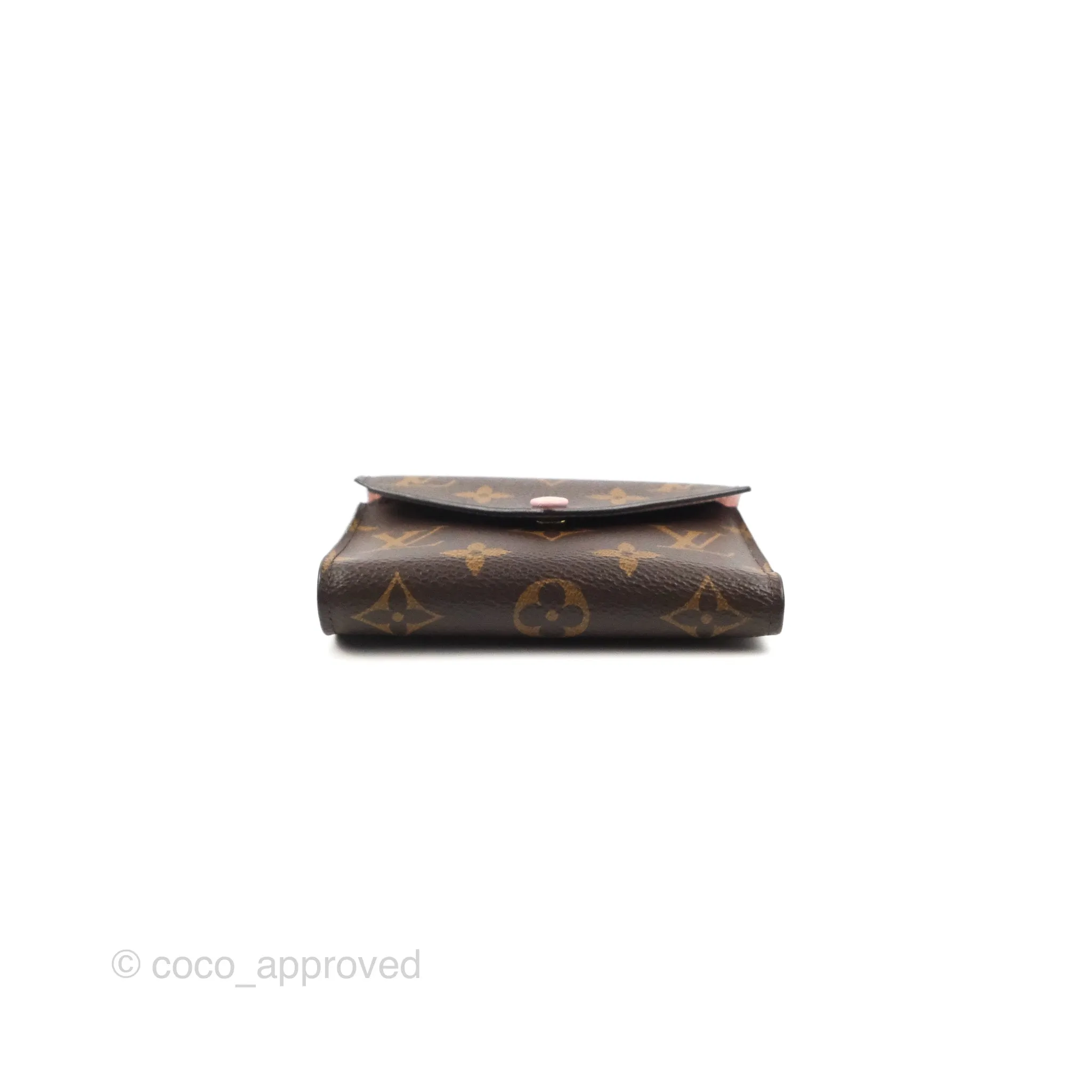 Louis Vuitton Victorine Wallet Monogram Canvas Rose Ballerine