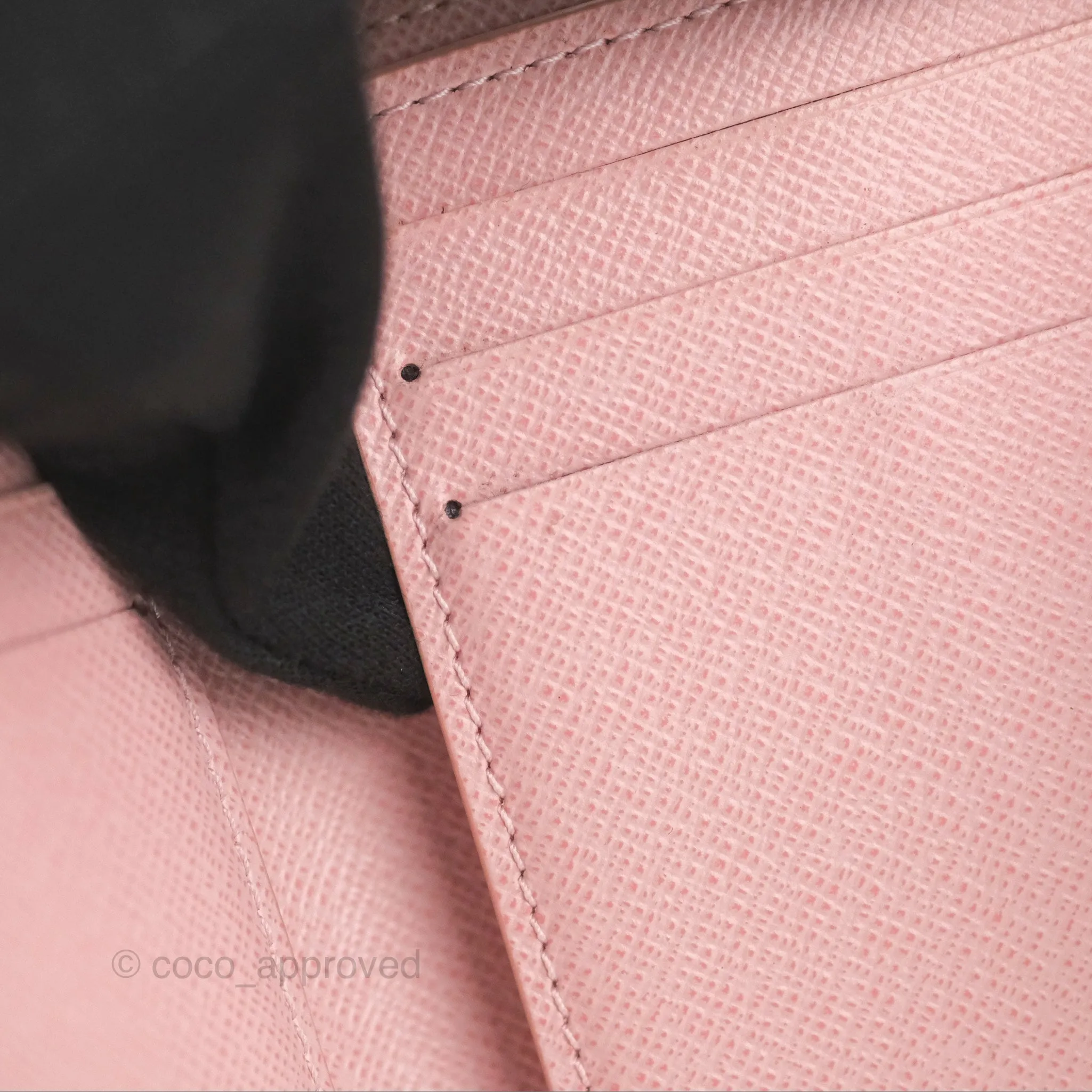 Louis Vuitton Victorine Wallet Monogram Canvas Rose Ballerine