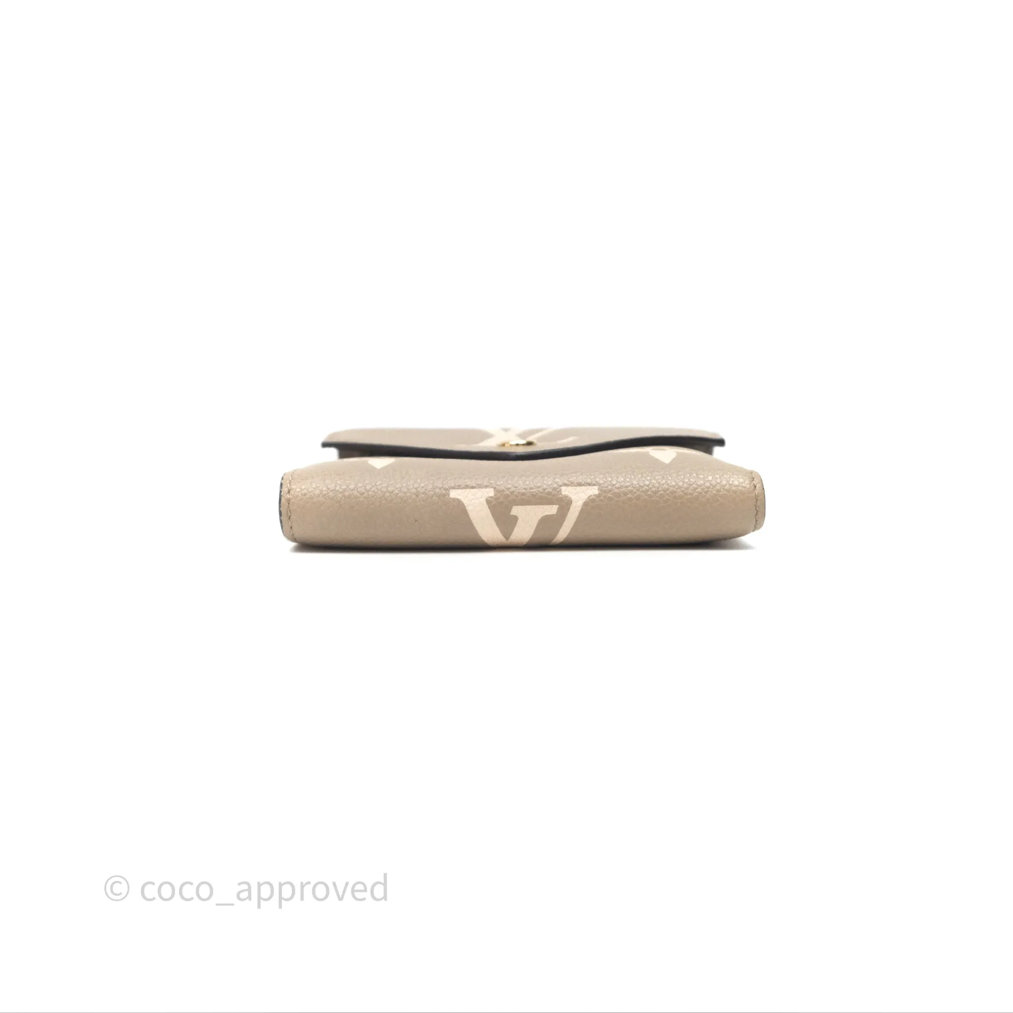 Louis Vuitton Victorine Wallet Monogram Empreinte Dove/Cream