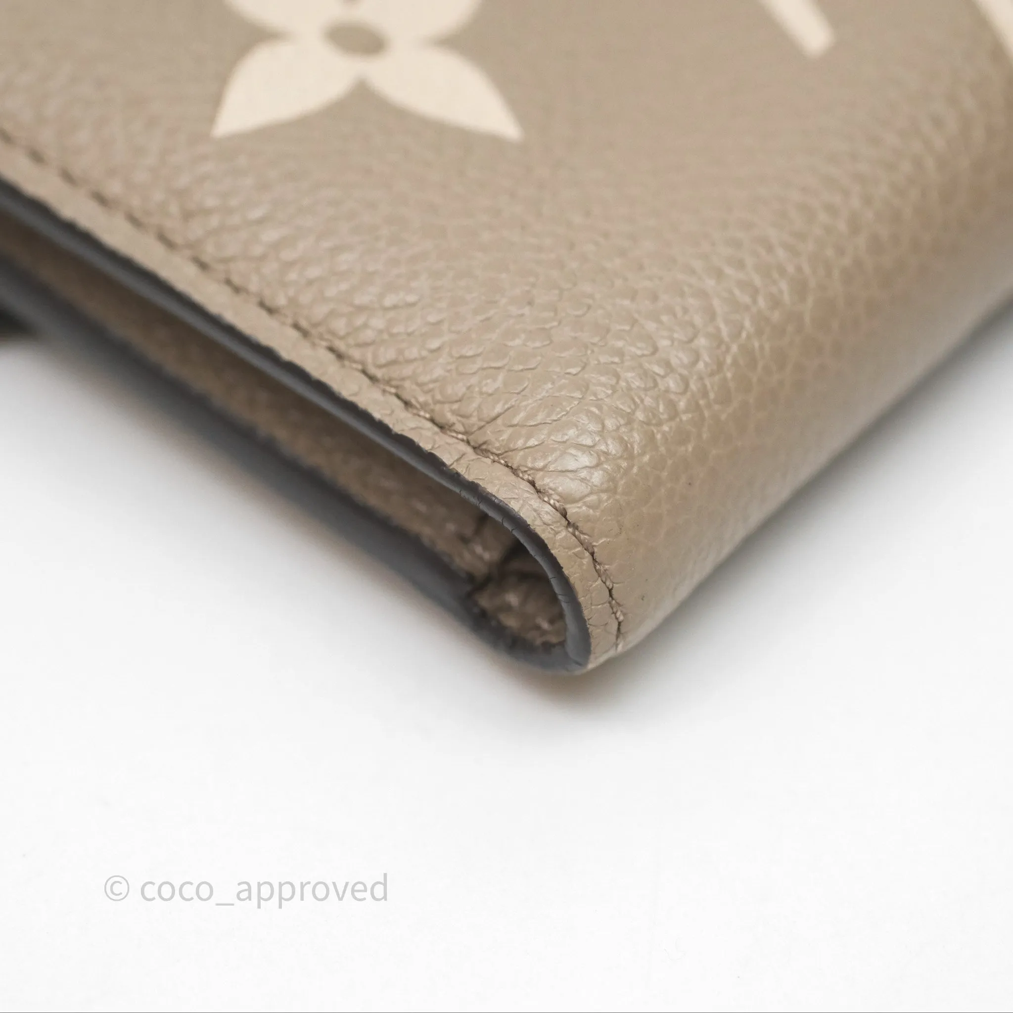 Louis Vuitton Victorine Wallet Monogram Empreinte Dove/Cream