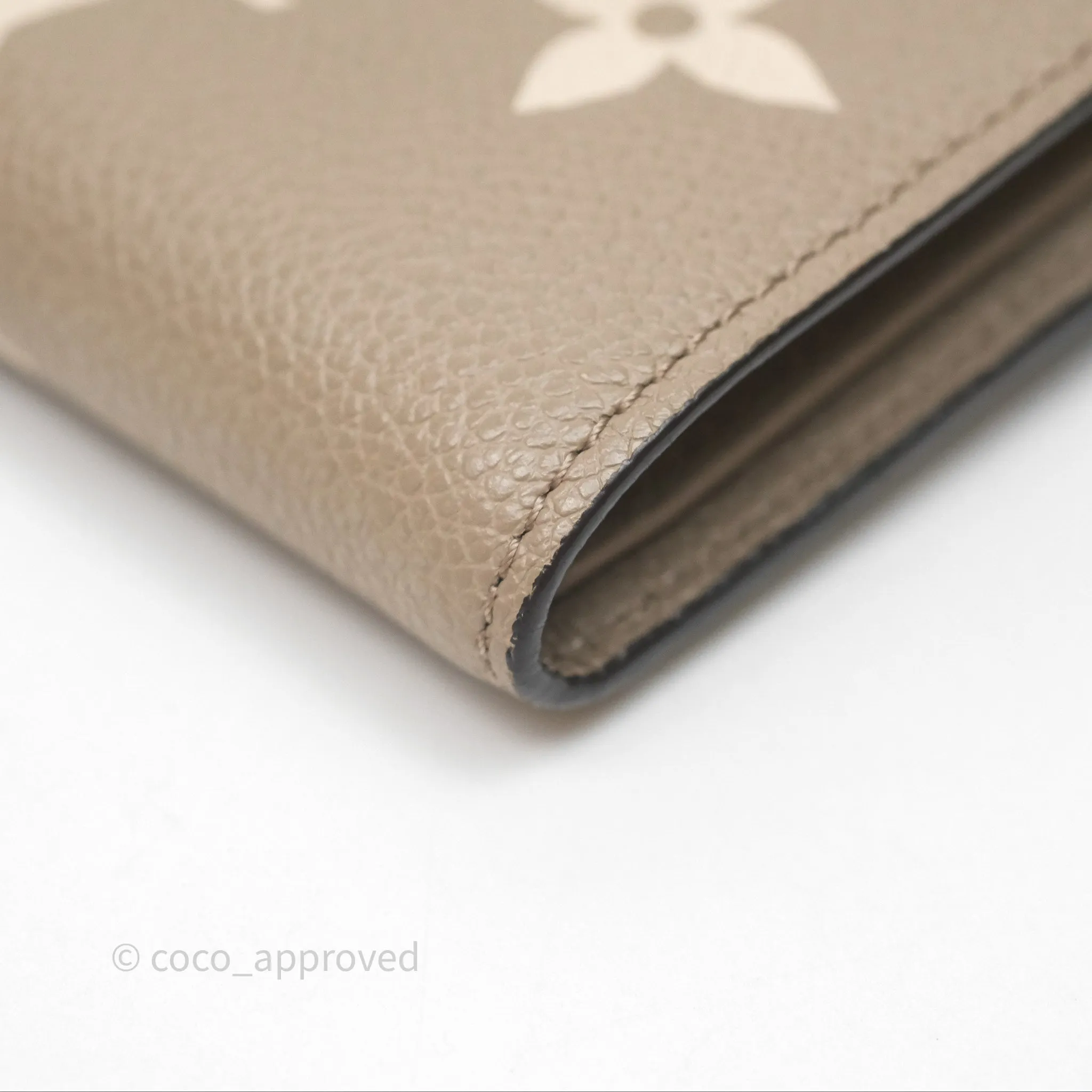 Louis Vuitton Victorine Wallet Monogram Empreinte Dove/Cream