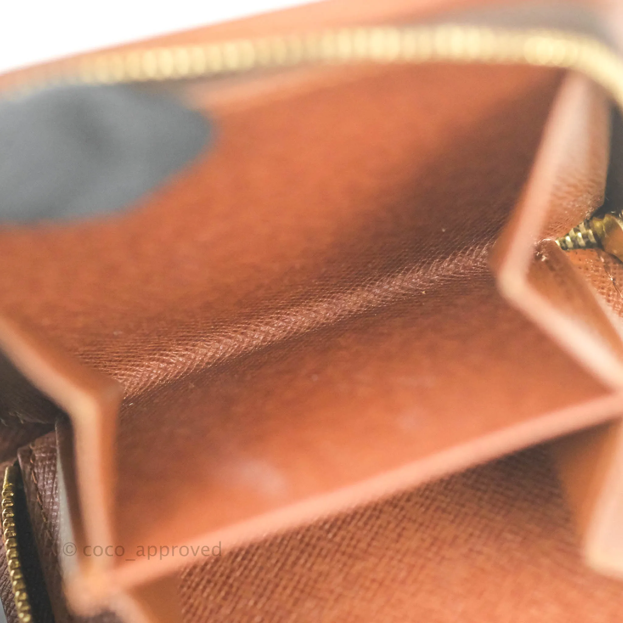 Louis Vuitton Vintage Monogram Canvas Wallet Brown