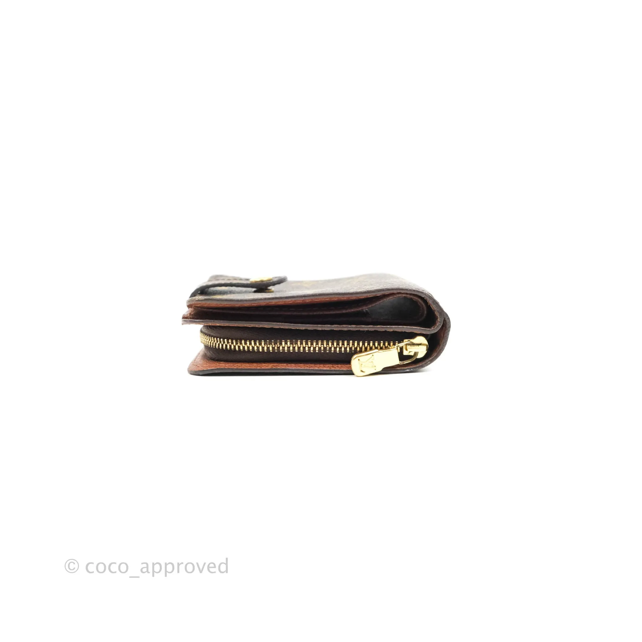 Louis Vuitton Vintage Monogram Canvas Wallet Brown