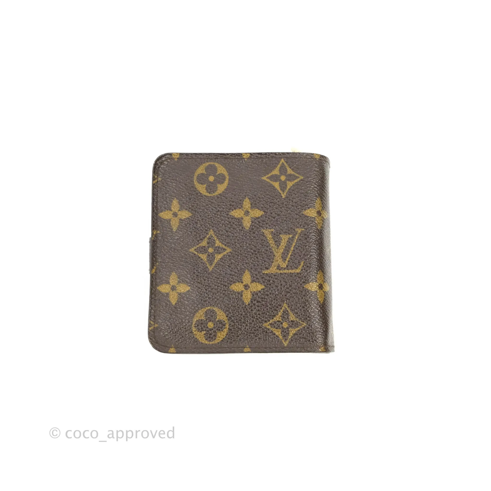Louis Vuitton Vintage Monogram Canvas Wallet Brown