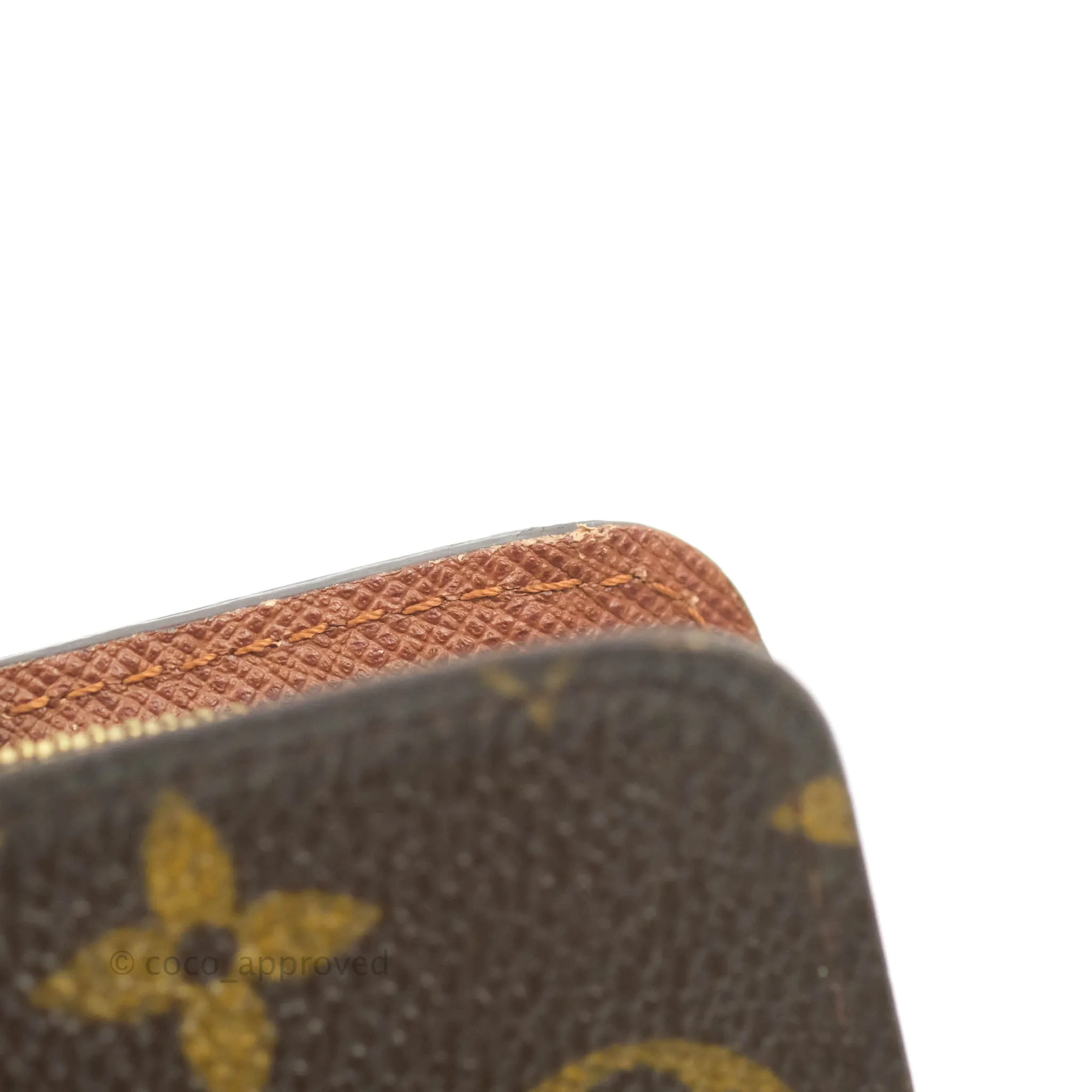 Louis Vuitton Vintage Monogram Canvas Wallet Brown