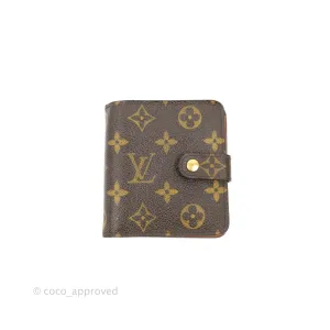 Louis Vuitton Vintage Monogram Canvas Wallet Brown