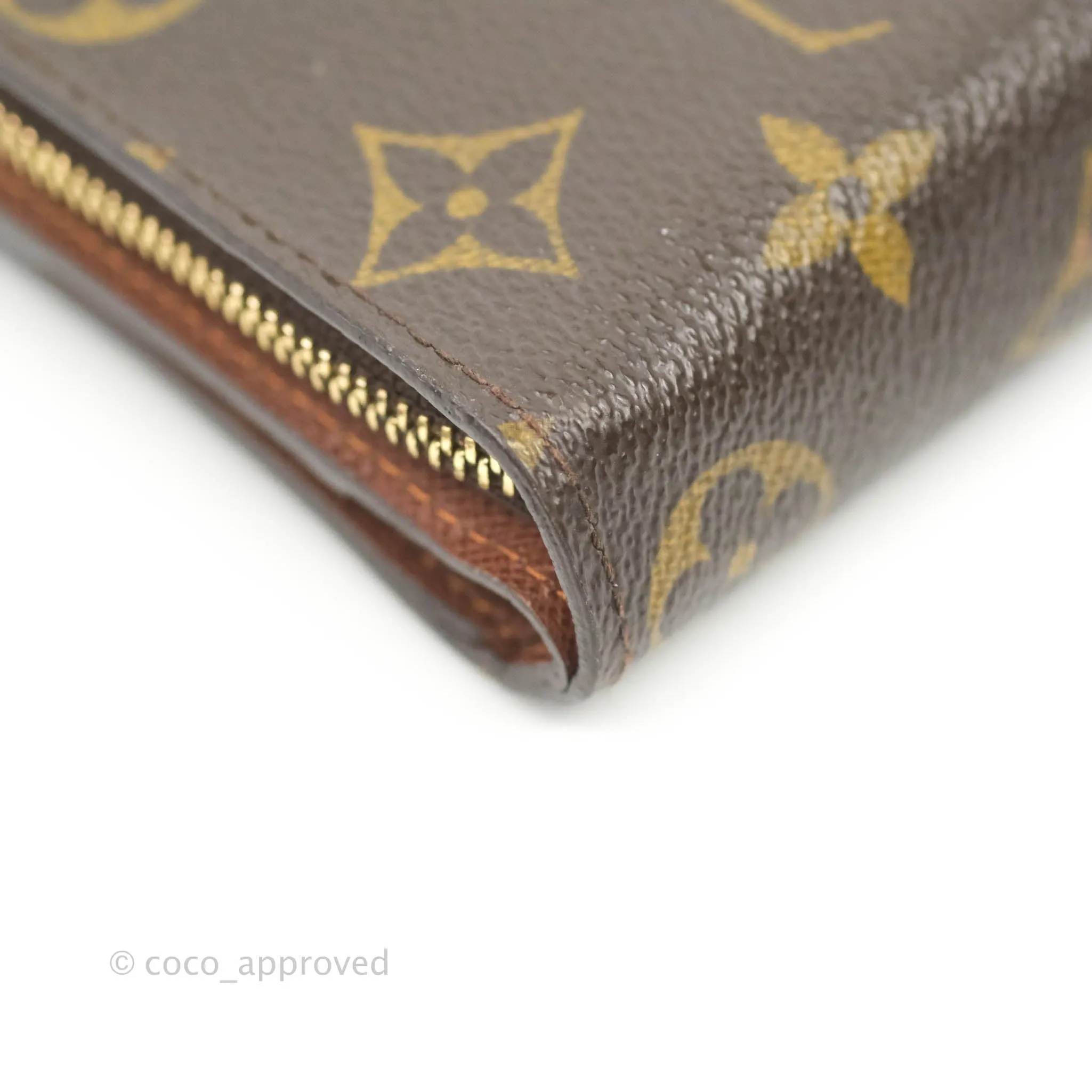 Louis Vuitton Vintage Monogram Canvas Wallet Brown