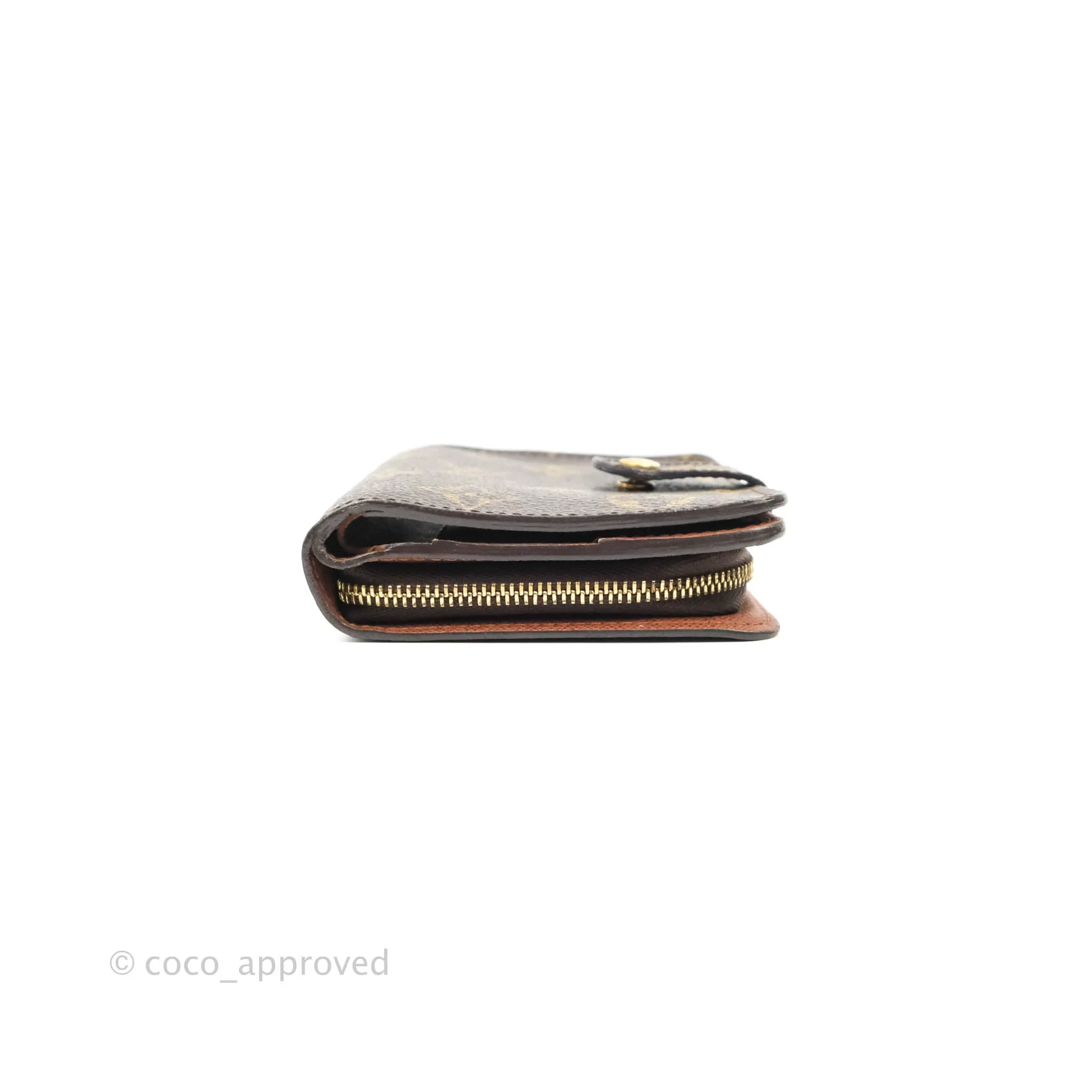 Louis Vuitton Vintage Monogram Canvas Wallet Brown