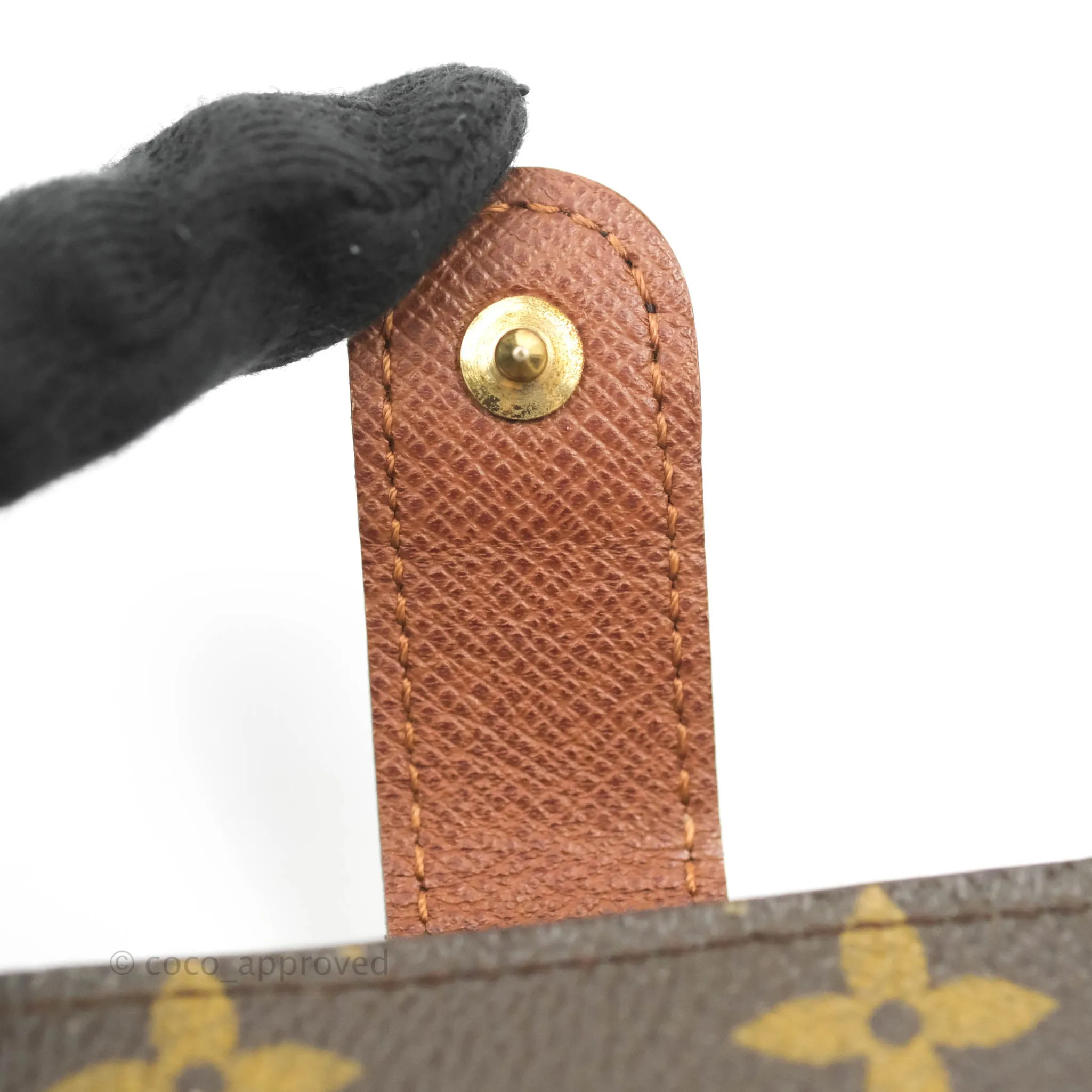 Louis Vuitton Vintage Monogram Canvas Wallet Brown