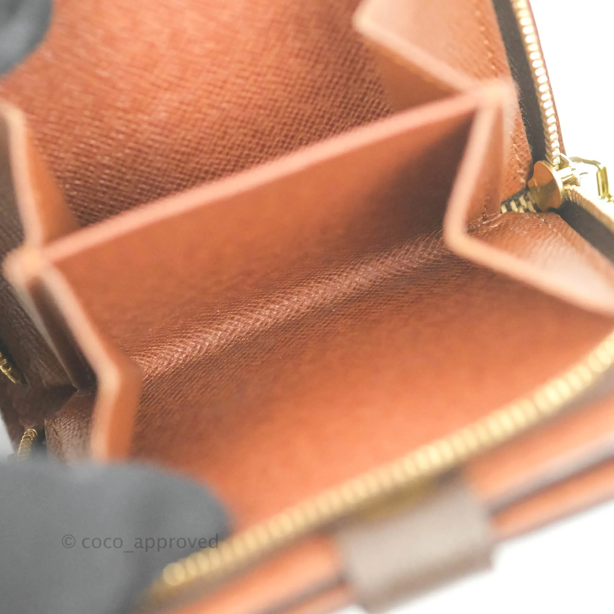 Louis Vuitton Vintage Monogram Canvas Wallet Brown