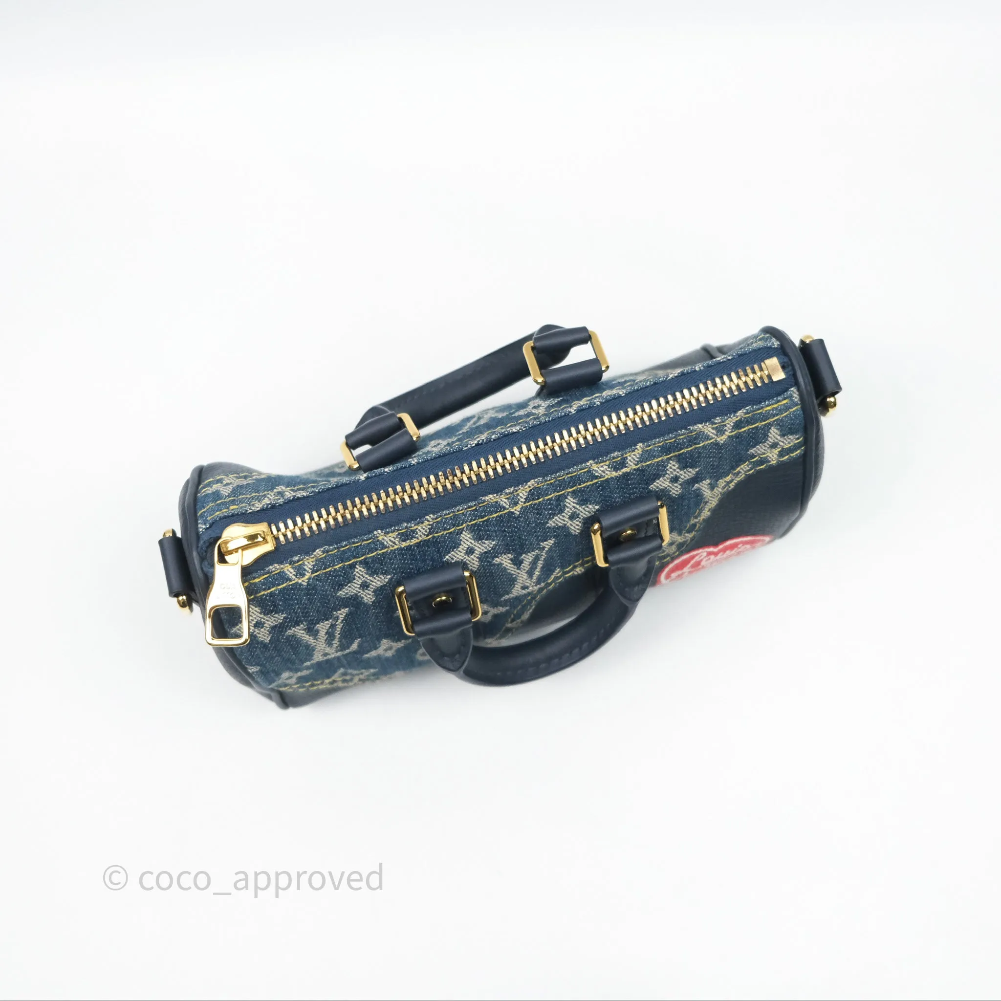 Louis Vuitton x Nigo Keepall XS Denim Blue