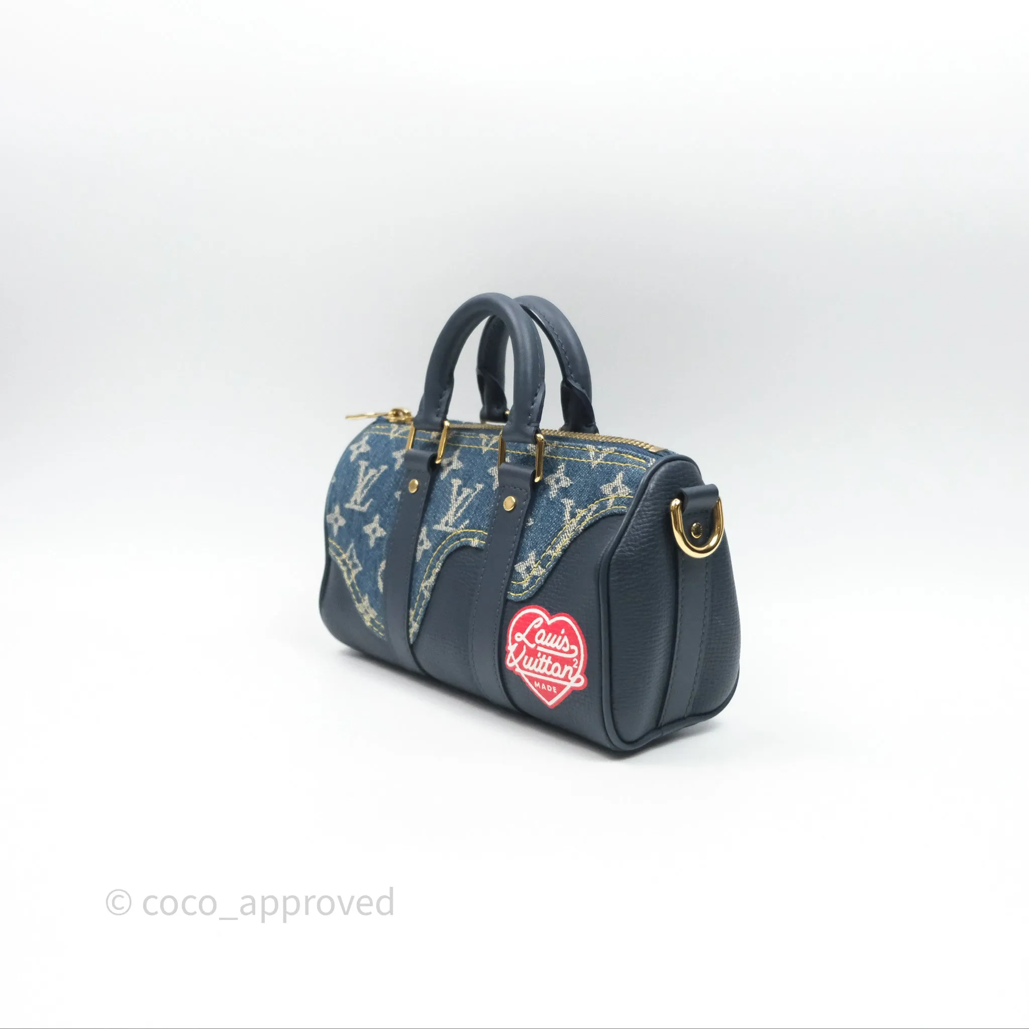 Louis Vuitton x Nigo Keepall XS Denim Blue