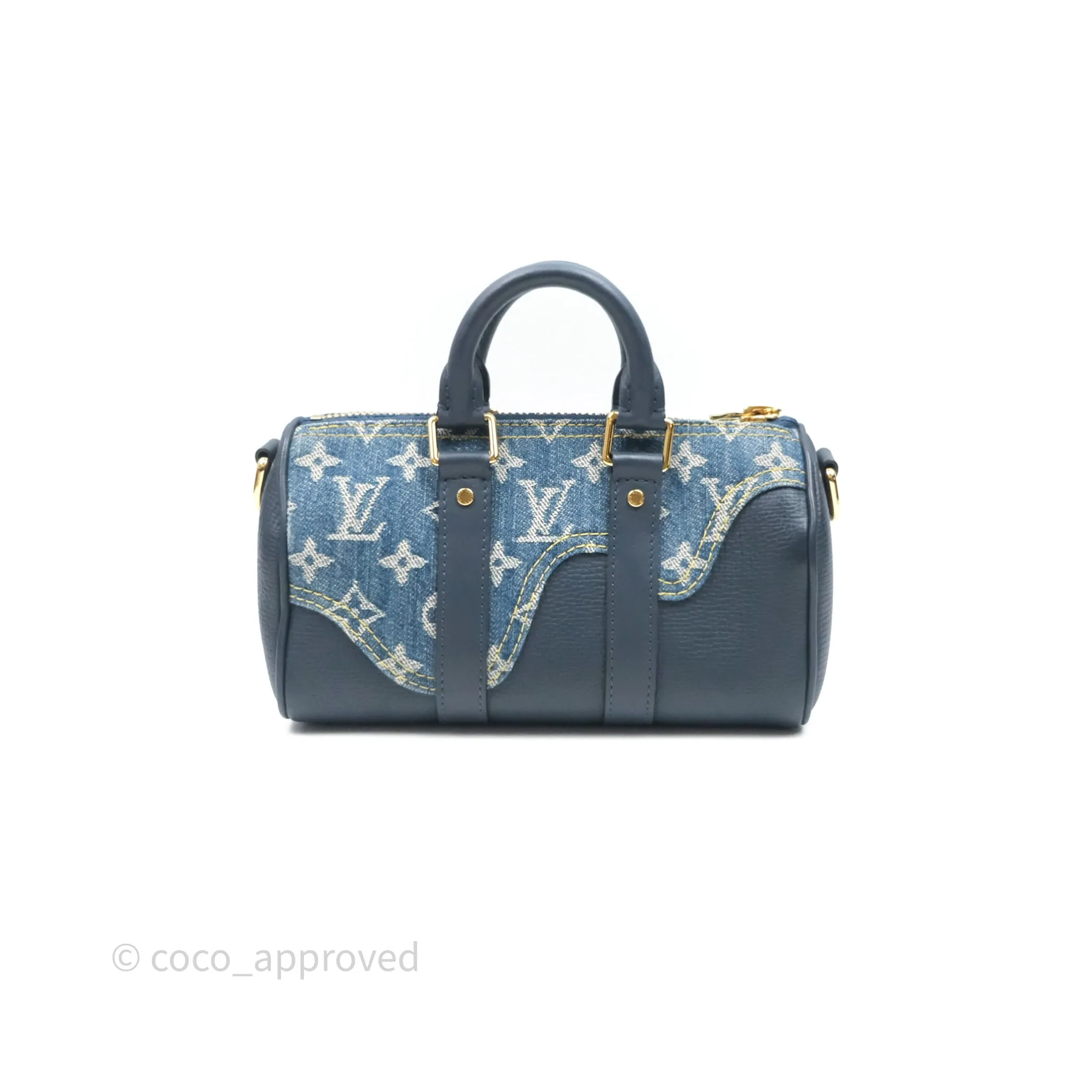 Louis Vuitton x Nigo Keepall XS Denim Blue