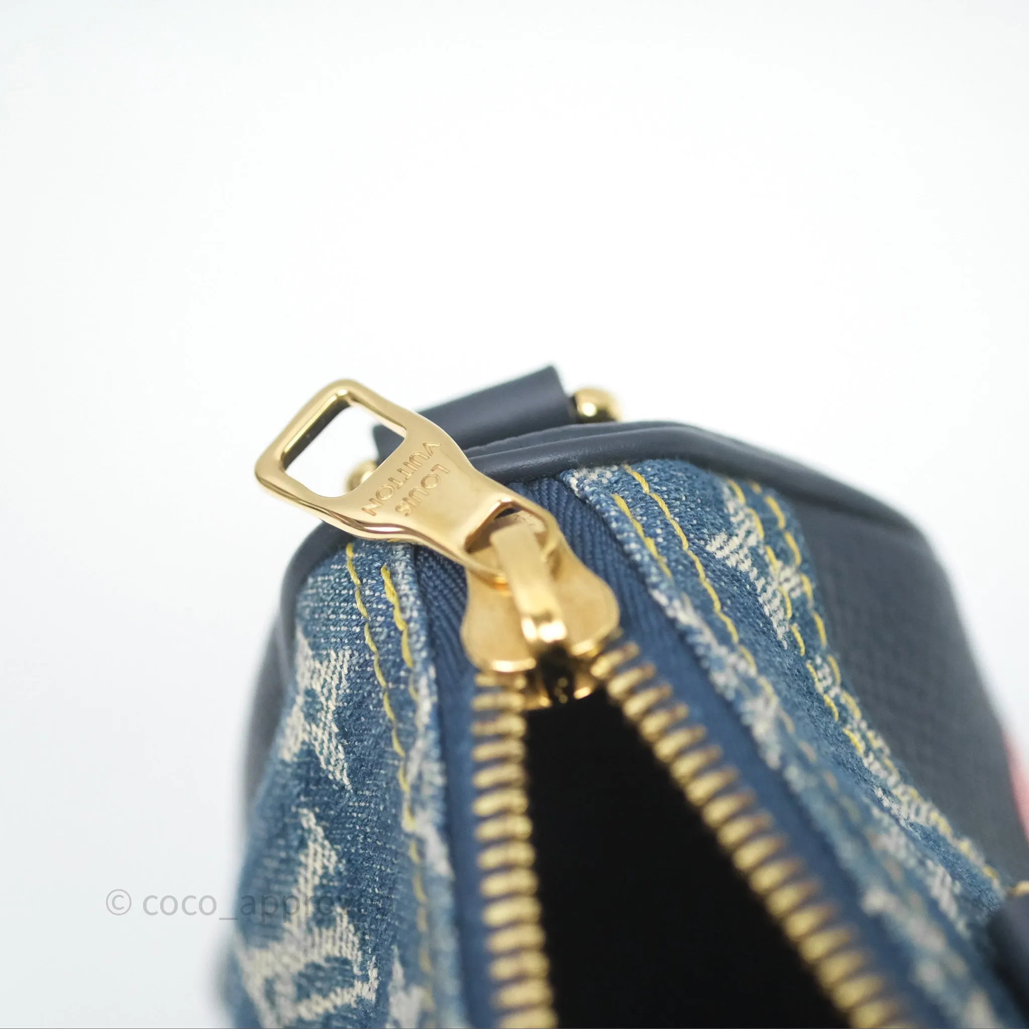 Louis Vuitton x Nigo Keepall XS Denim Blue