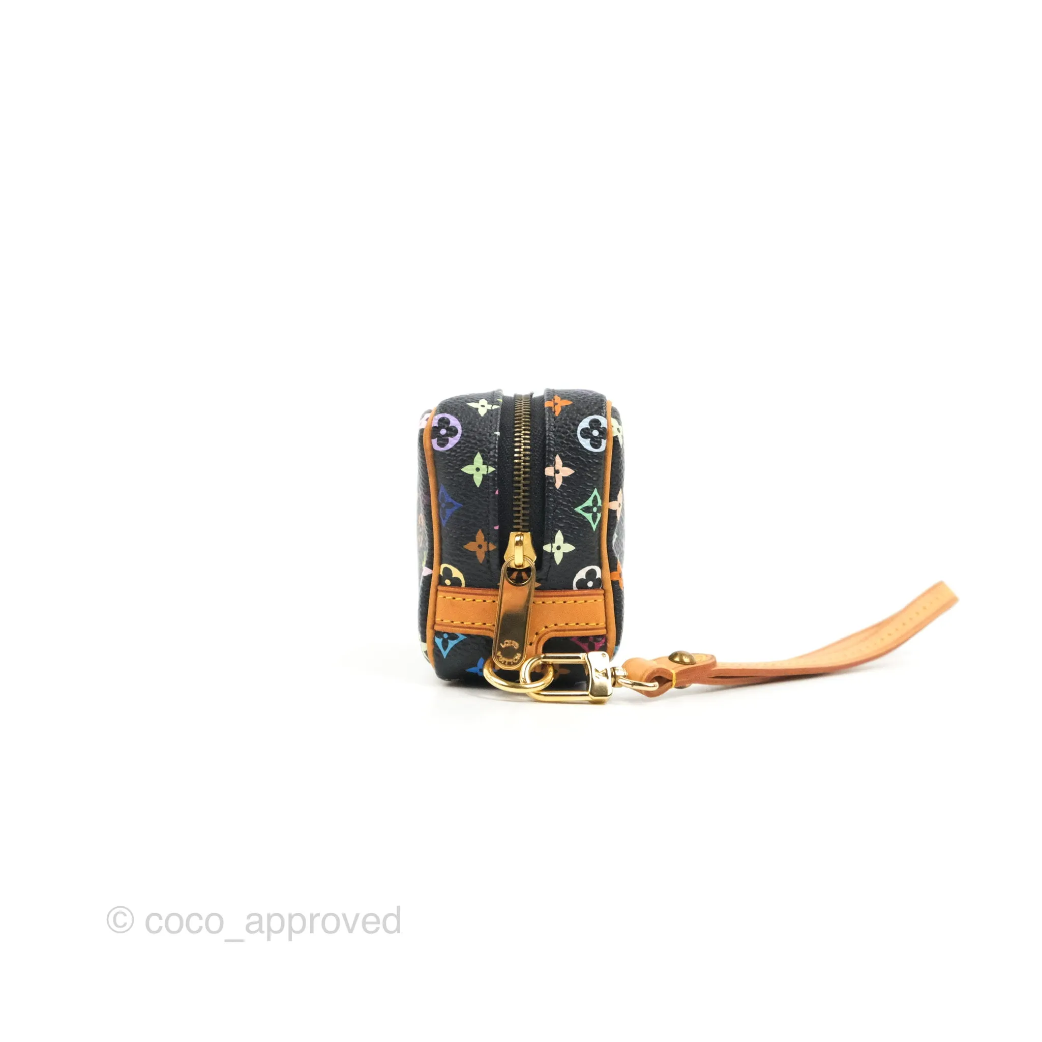 Louis Vuitton x Takashi Murakami Monogram Trousse Wapity Case Black