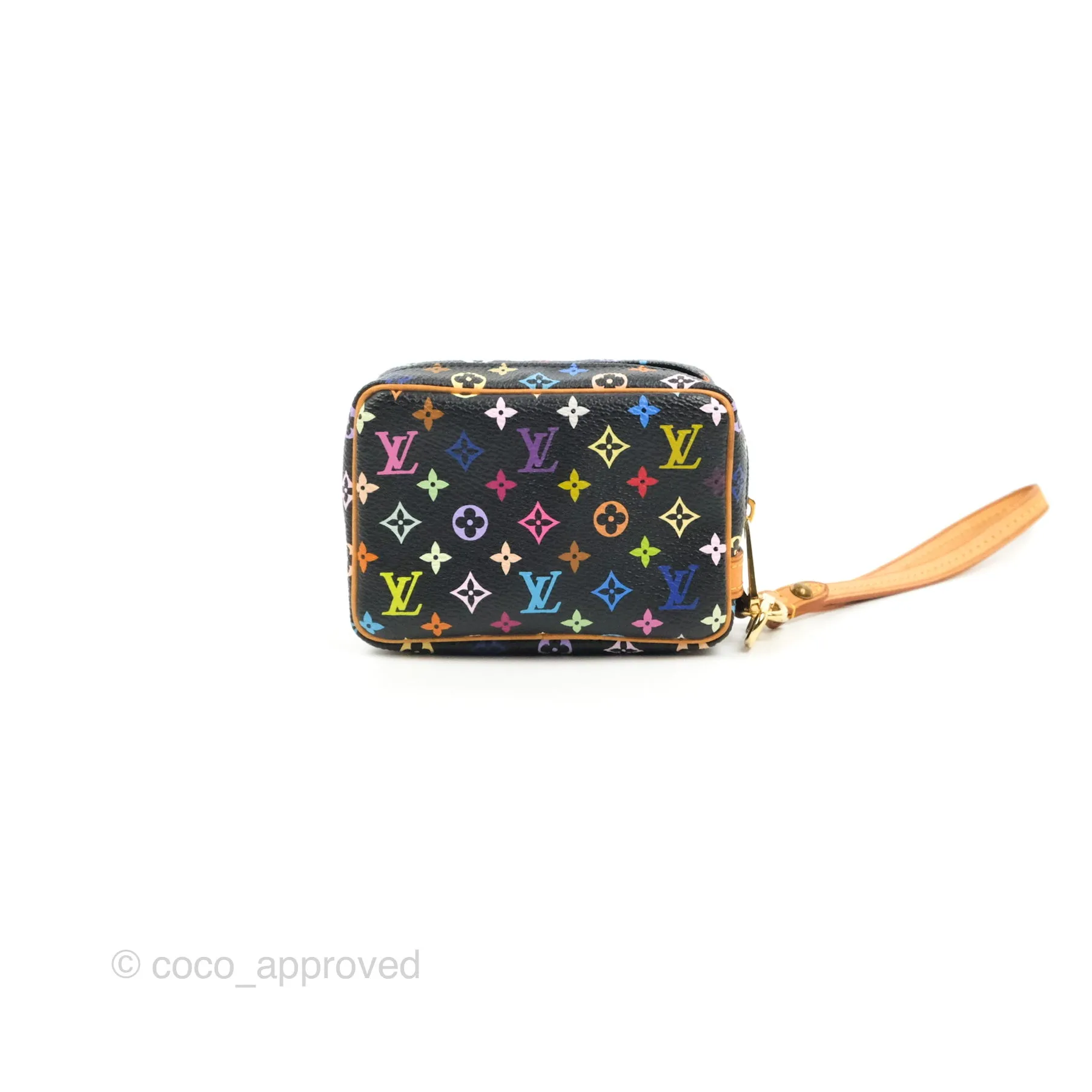 Louis Vuitton x Takashi Murakami Monogram Trousse Wapity Case Black