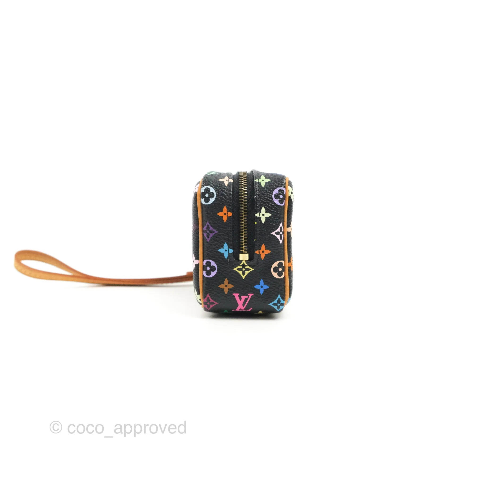 Louis Vuitton x Takashi Murakami Monogram Trousse Wapity Case Black