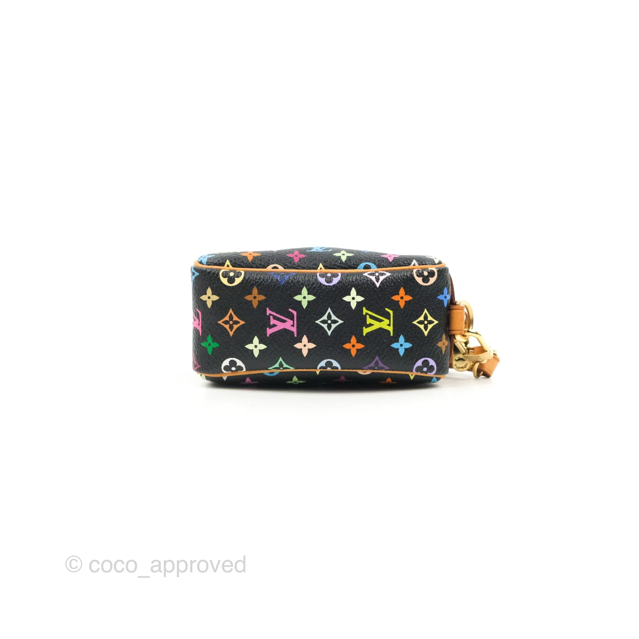 Louis Vuitton x Takashi Murakami Monogram Trousse Wapity Case Black
