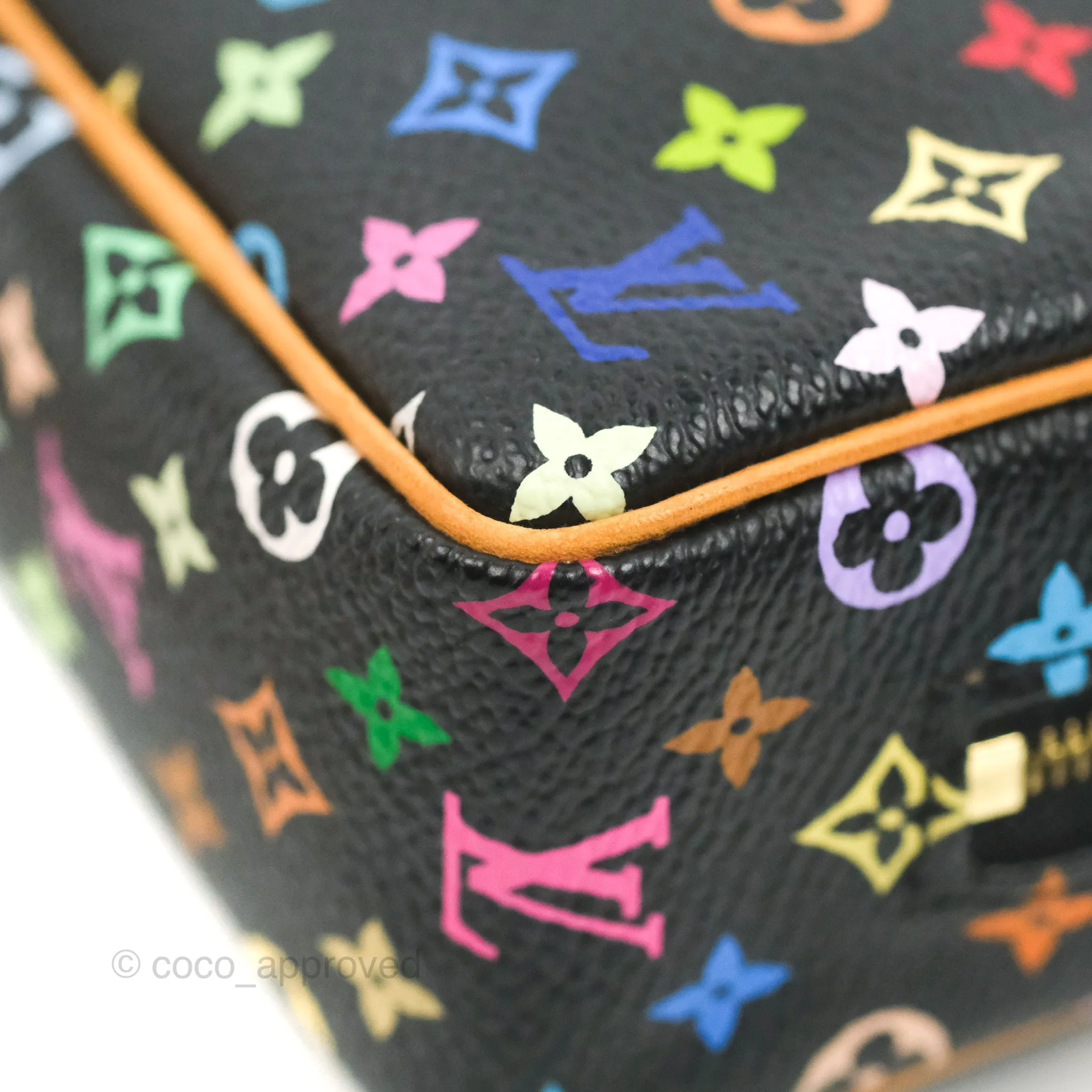 Louis Vuitton x Takashi Murakami Monogram Trousse Wapity Case Black