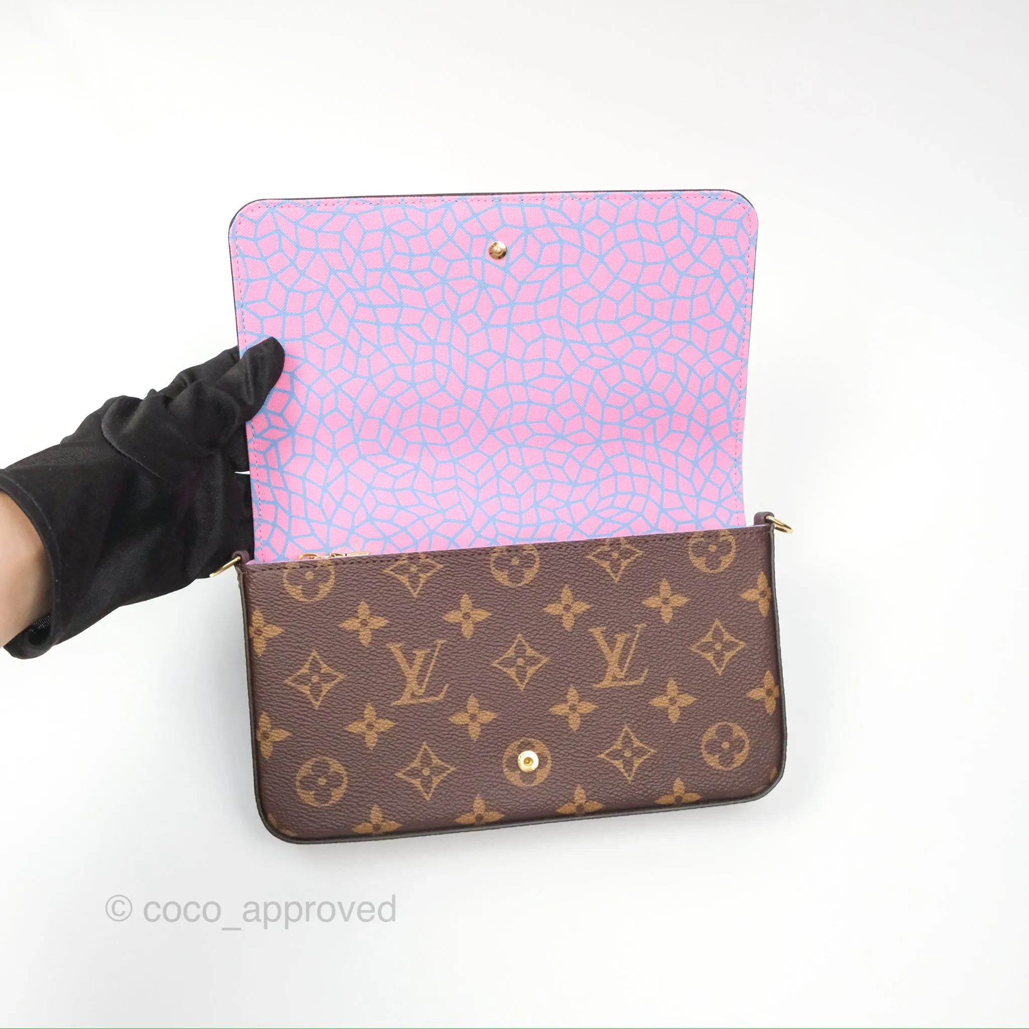 Louis Vuitton x Yayoi Kusama Flicie Pochette Monogram Canvas