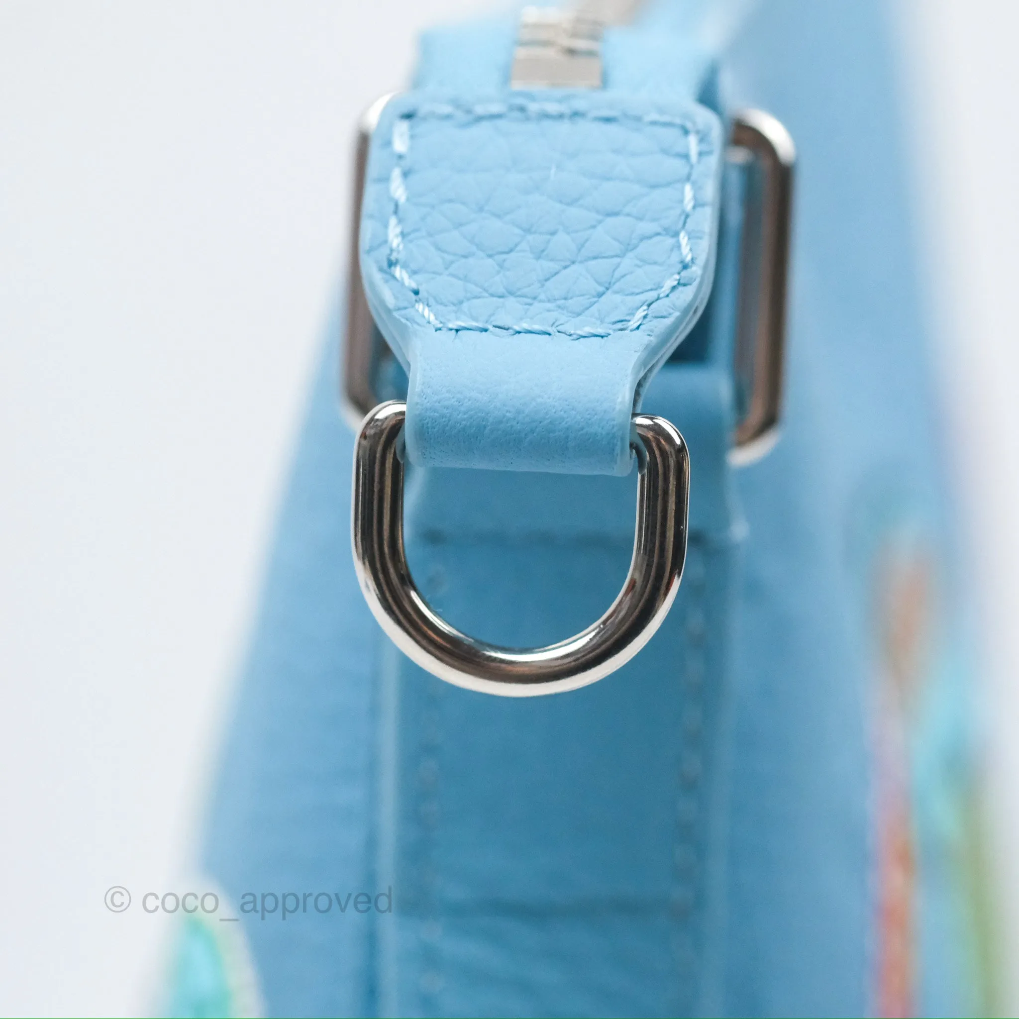 Louis Vuitton X Yayoi Kusama Hobo Cruiser Bag in Blue Taurillon Monogram