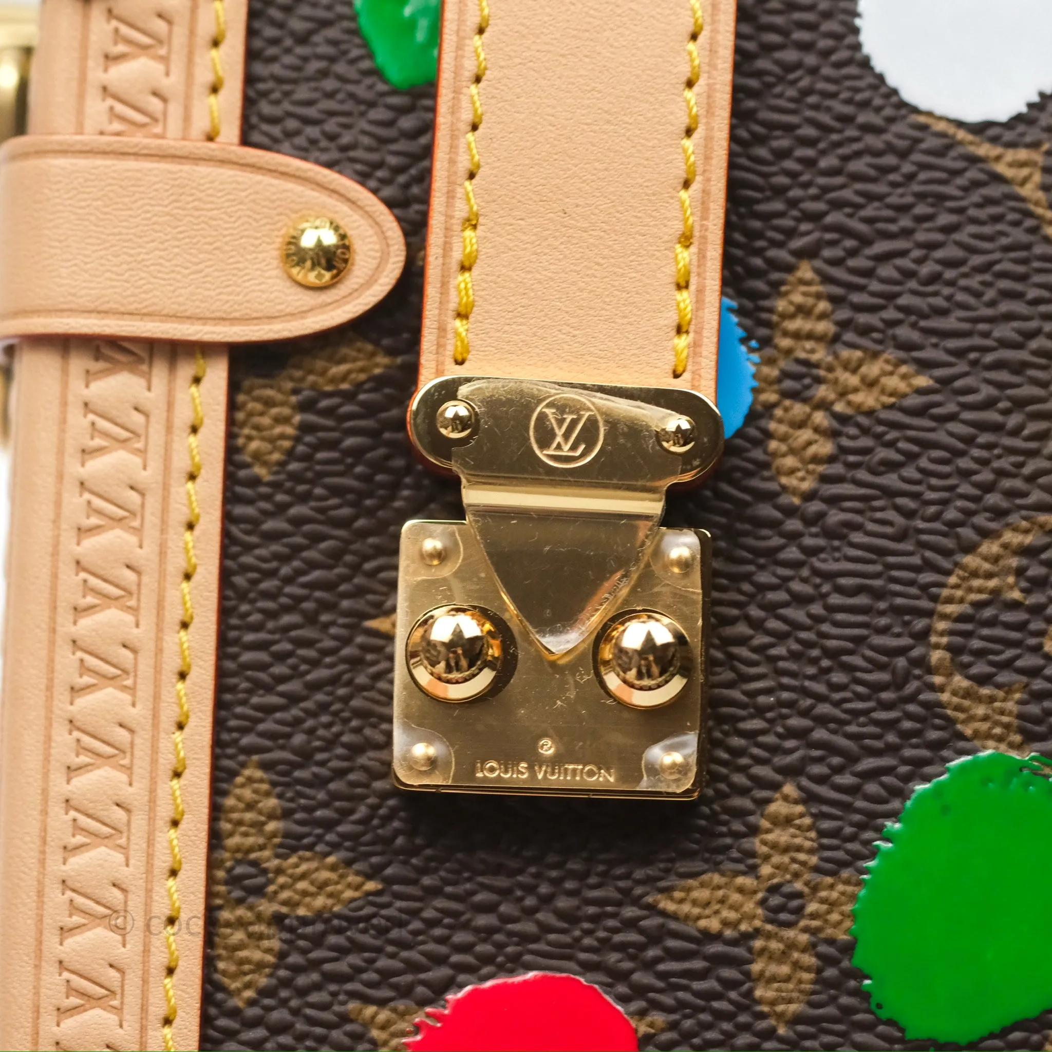 Louis Vuitton x Yayoi Kusama Monogram Painted Dots Side Trunk