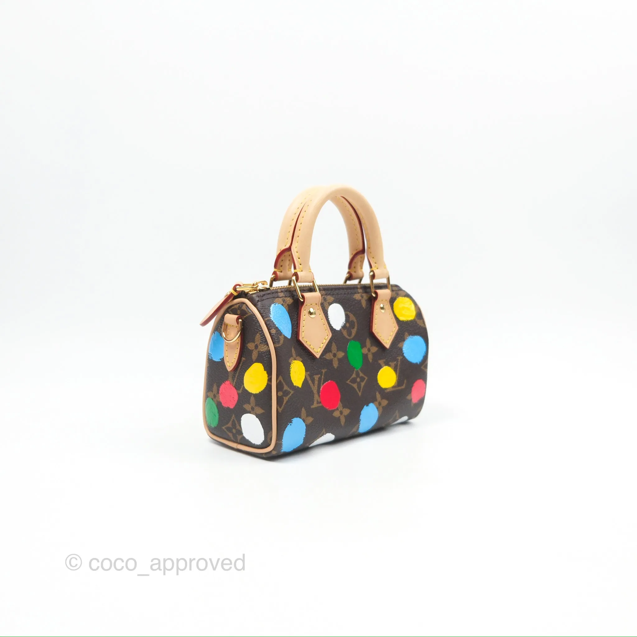 Louis Vuitton x Yayoi Kusama Nano Speedy Infinity Dots Monogram
