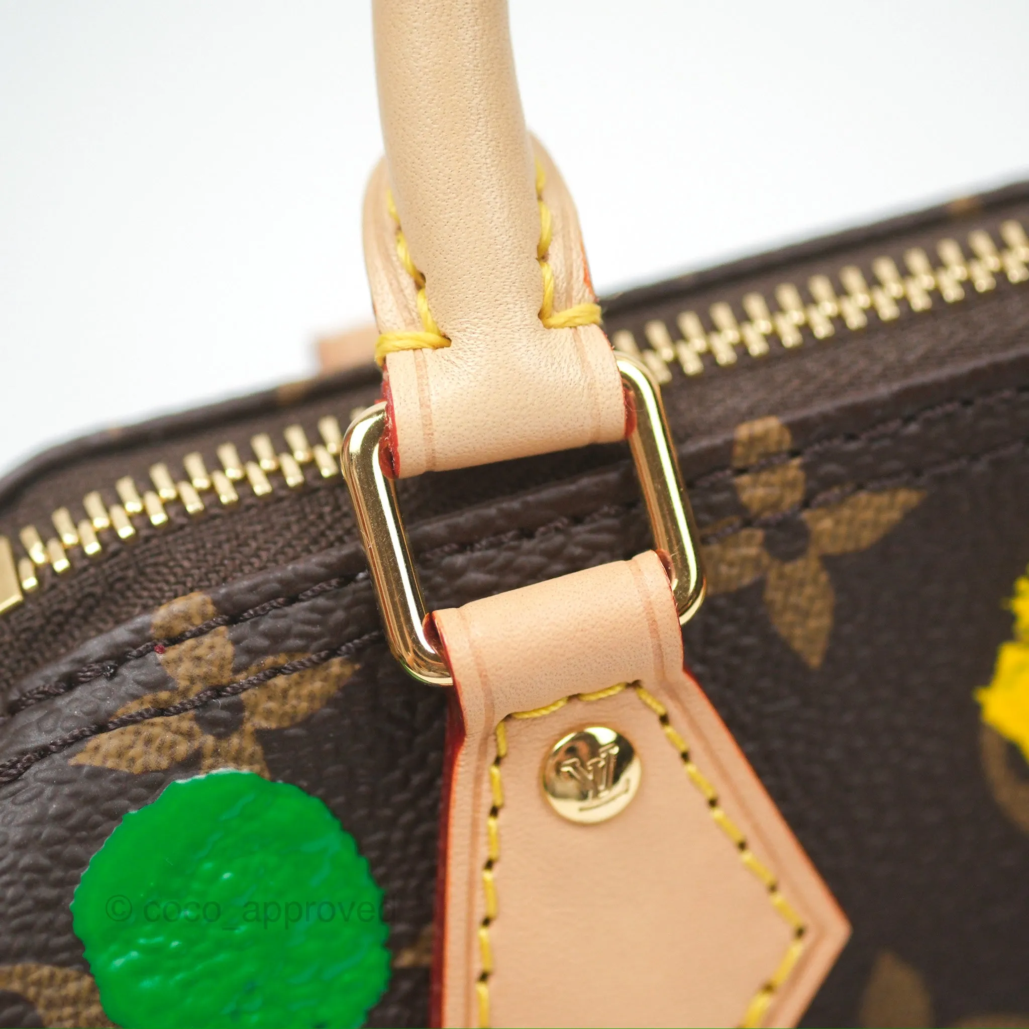 Louis Vuitton x Yayoi Kusama Nano Speedy Infinity Dots Monogram
