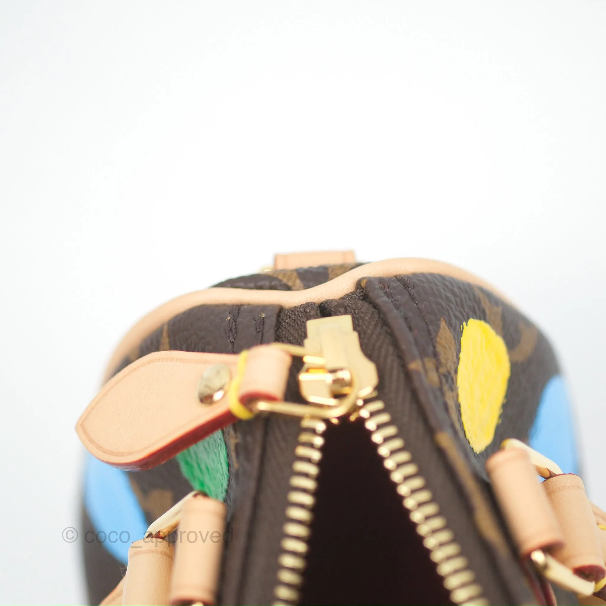 Louis Vuitton x Yayoi Kusama Nano Speedy Infinity Dots Monogram