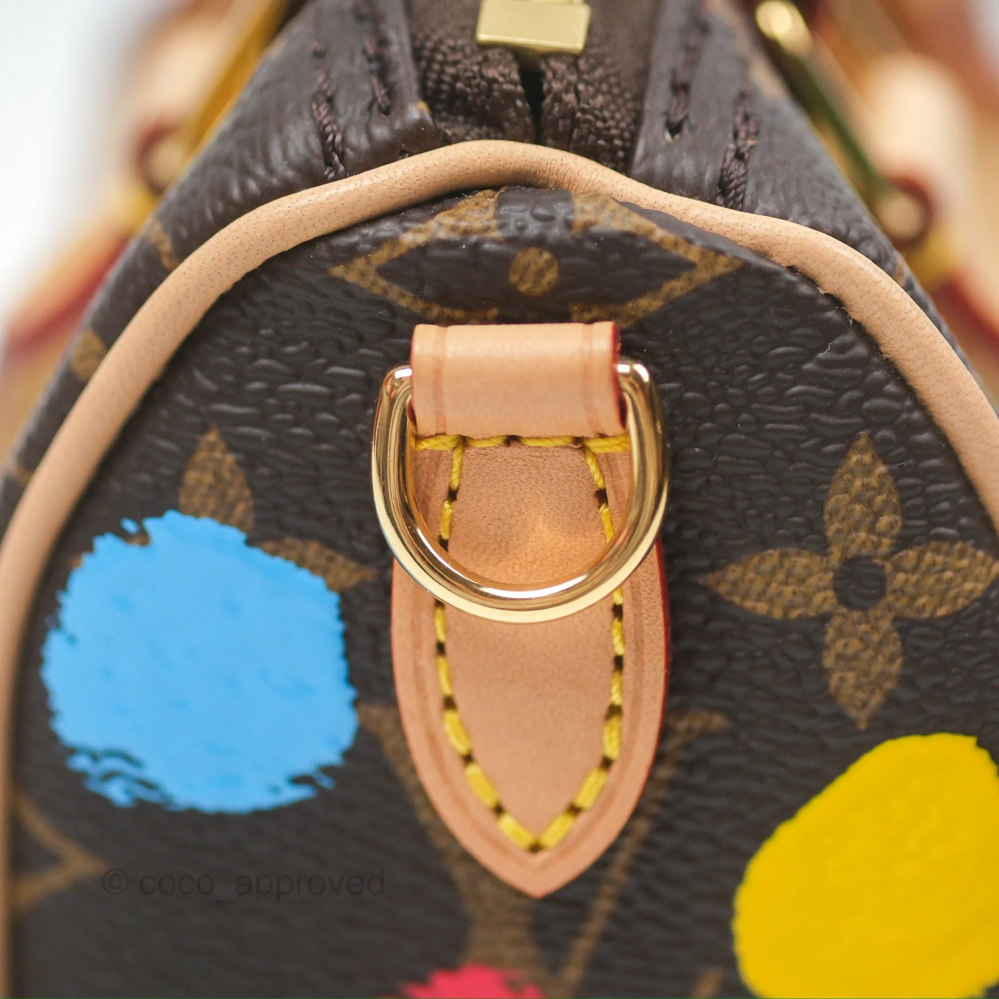 Louis Vuitton x Yayoi Kusama Nano Speedy Infinity Dots Monogram