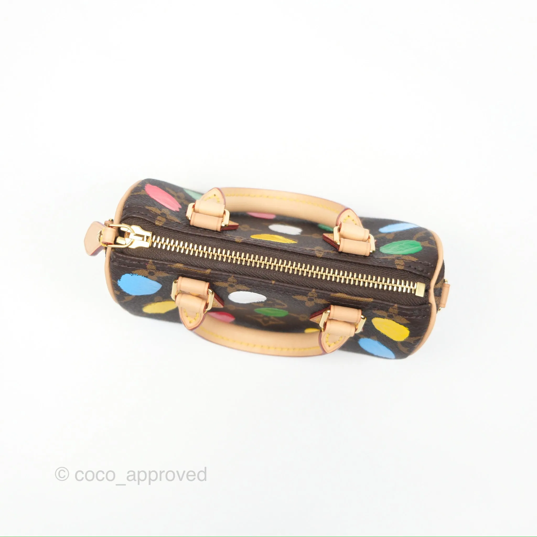 Louis Vuitton x Yayoi Kusama Nano Speedy Infinity Dots Monogram