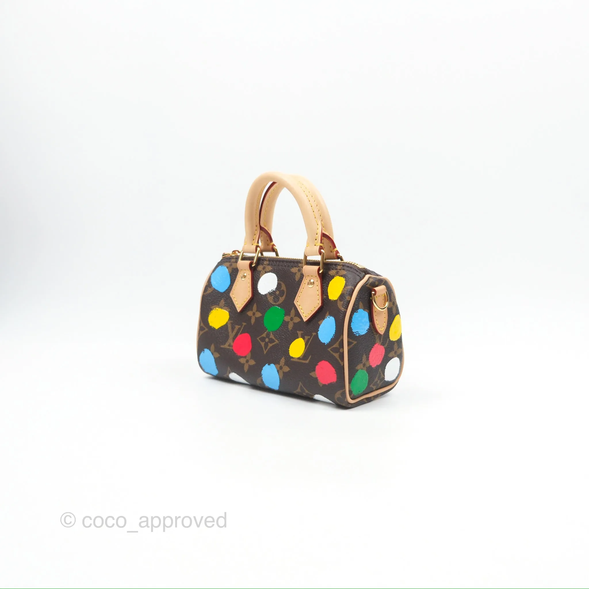 Louis Vuitton x Yayoi Kusama Nano Speedy Infinity Dots Monogram