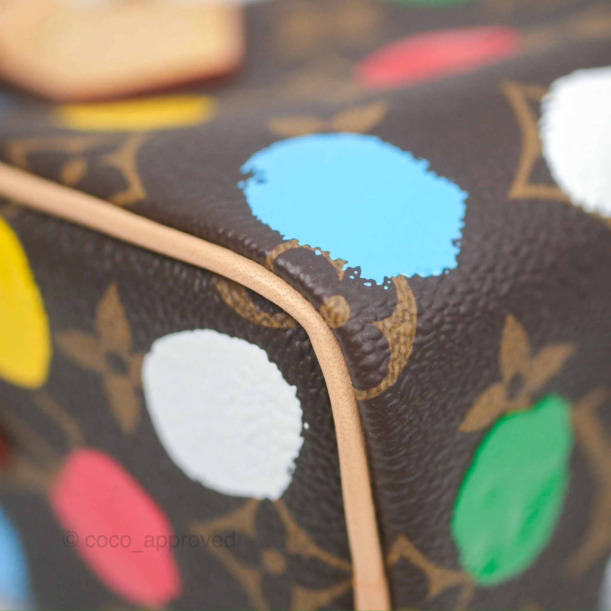 Louis Vuitton x Yayoi Kusama Nano Speedy Infinity Dots Monogram