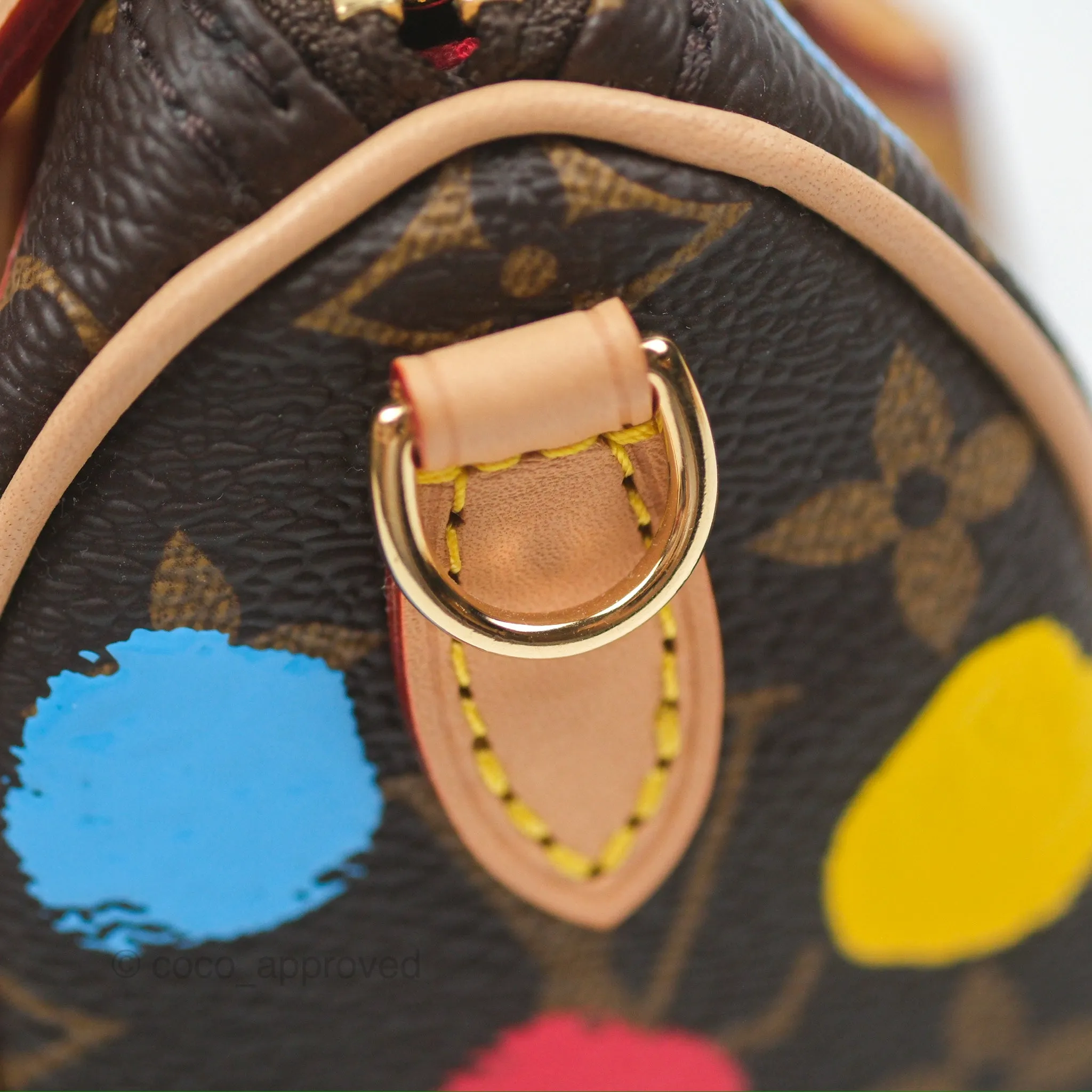 Louis Vuitton x Yayoi Kusama Nano Speedy Infinity Dots Monogram