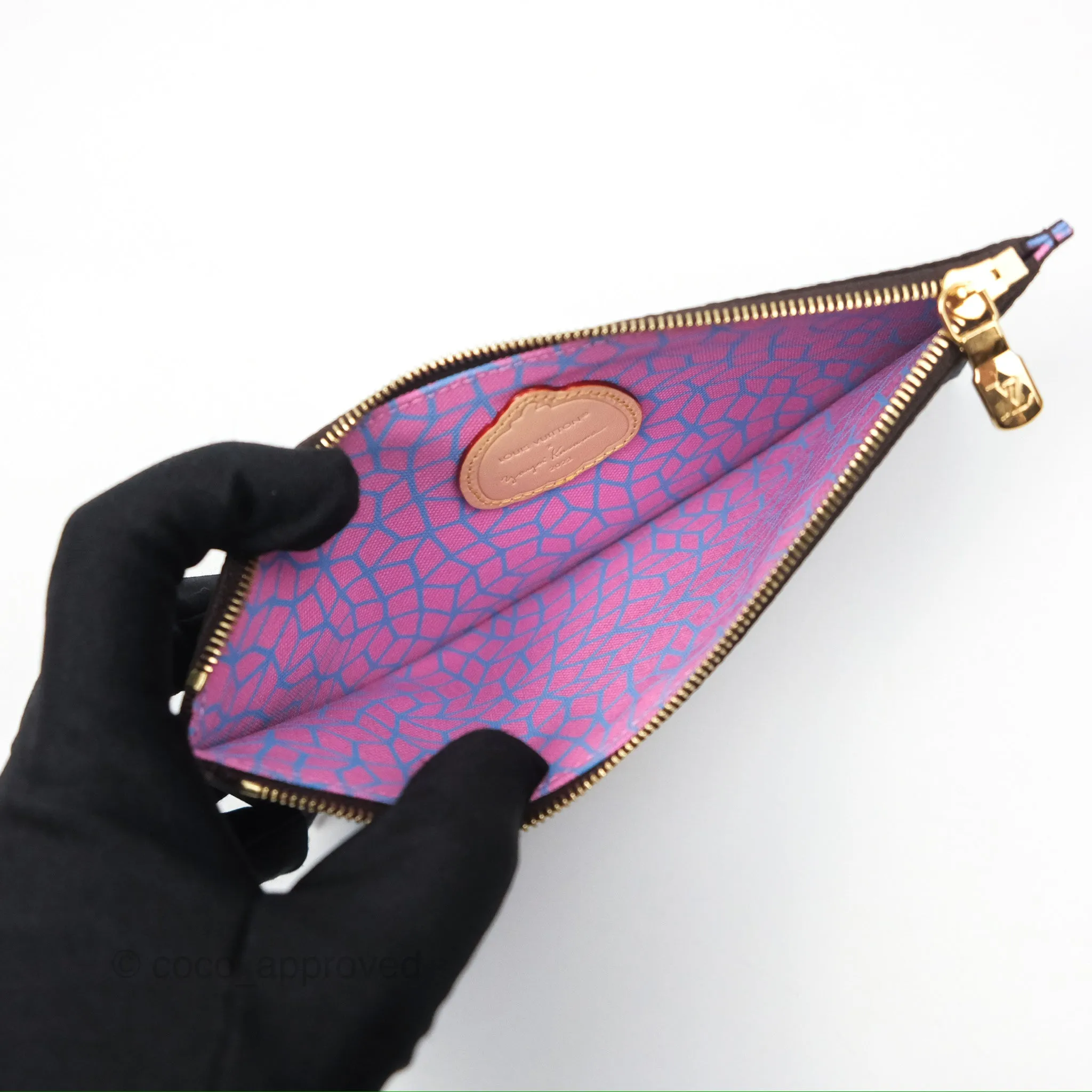 Louis Vuitton X Yayoi Kusama Pochette Felicie in Monogram Pumpkins