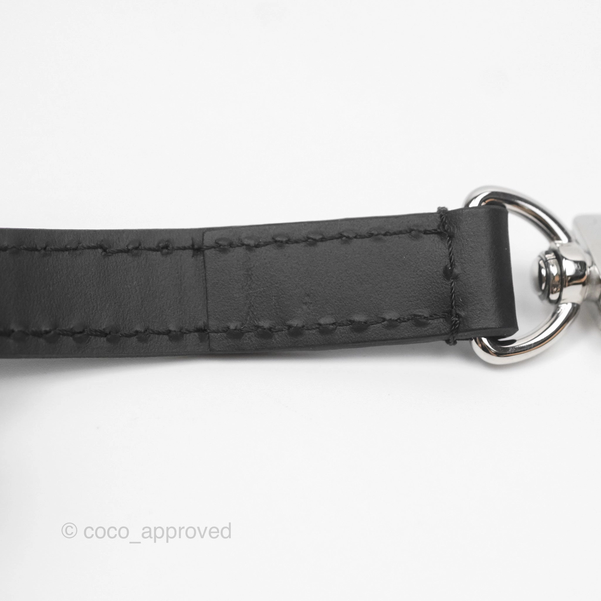 Louis Vuitton Alma Nano Black Silver Hardware