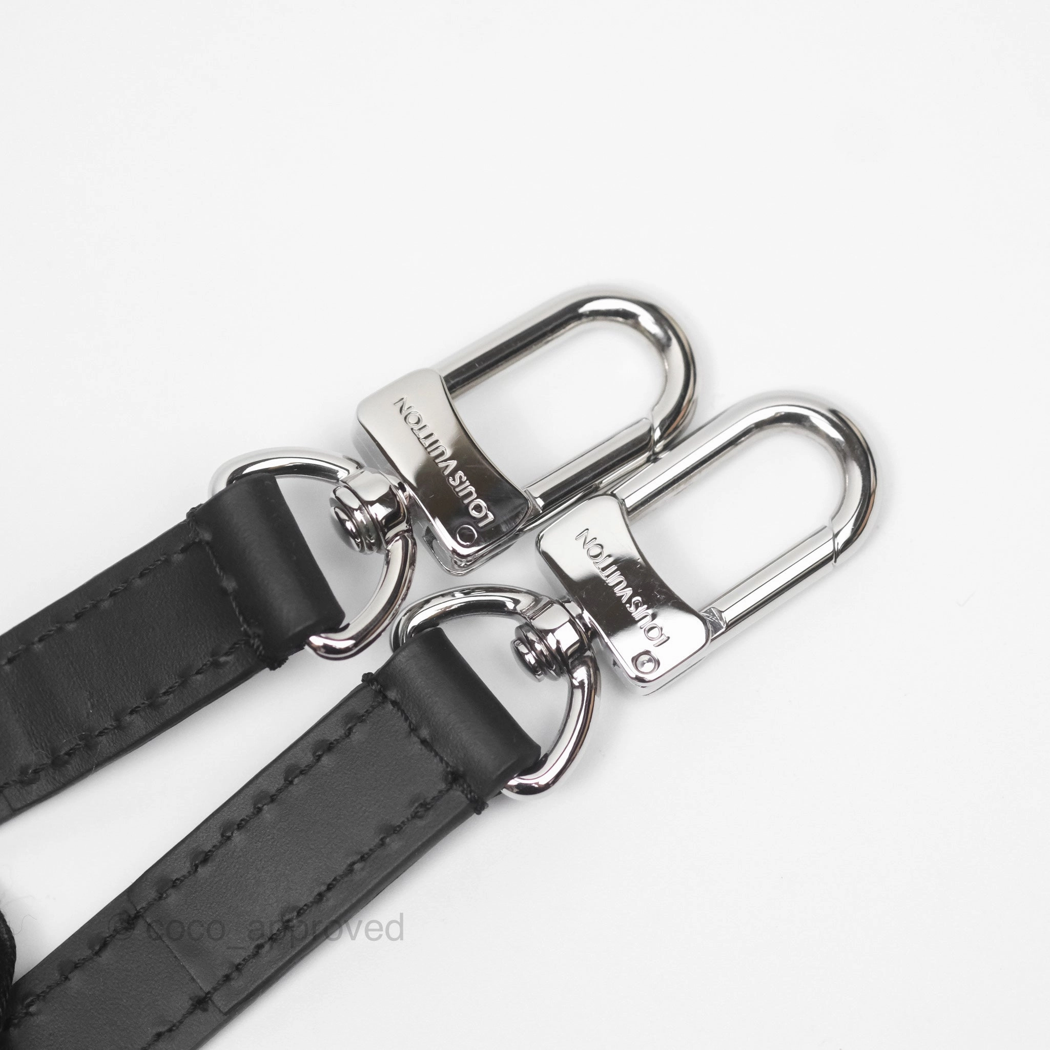 Louis Vuitton Alma Nano Black Silver Hardware