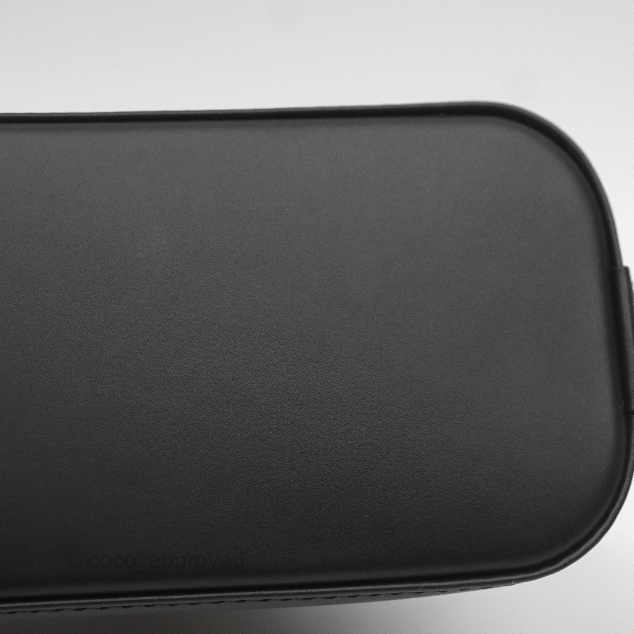 Louis Vuitton Alma Nano Black Silver Hardware