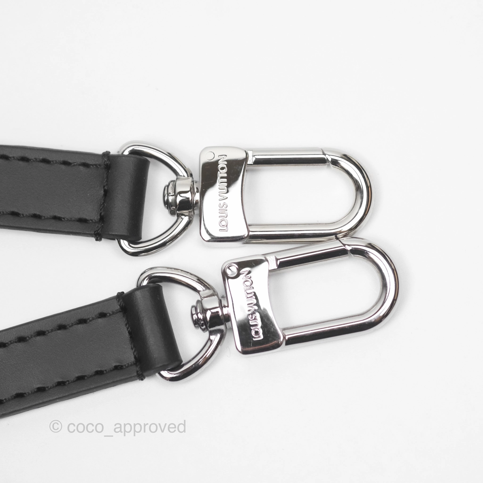 Louis Vuitton Alma Nano Black Silver Hardware