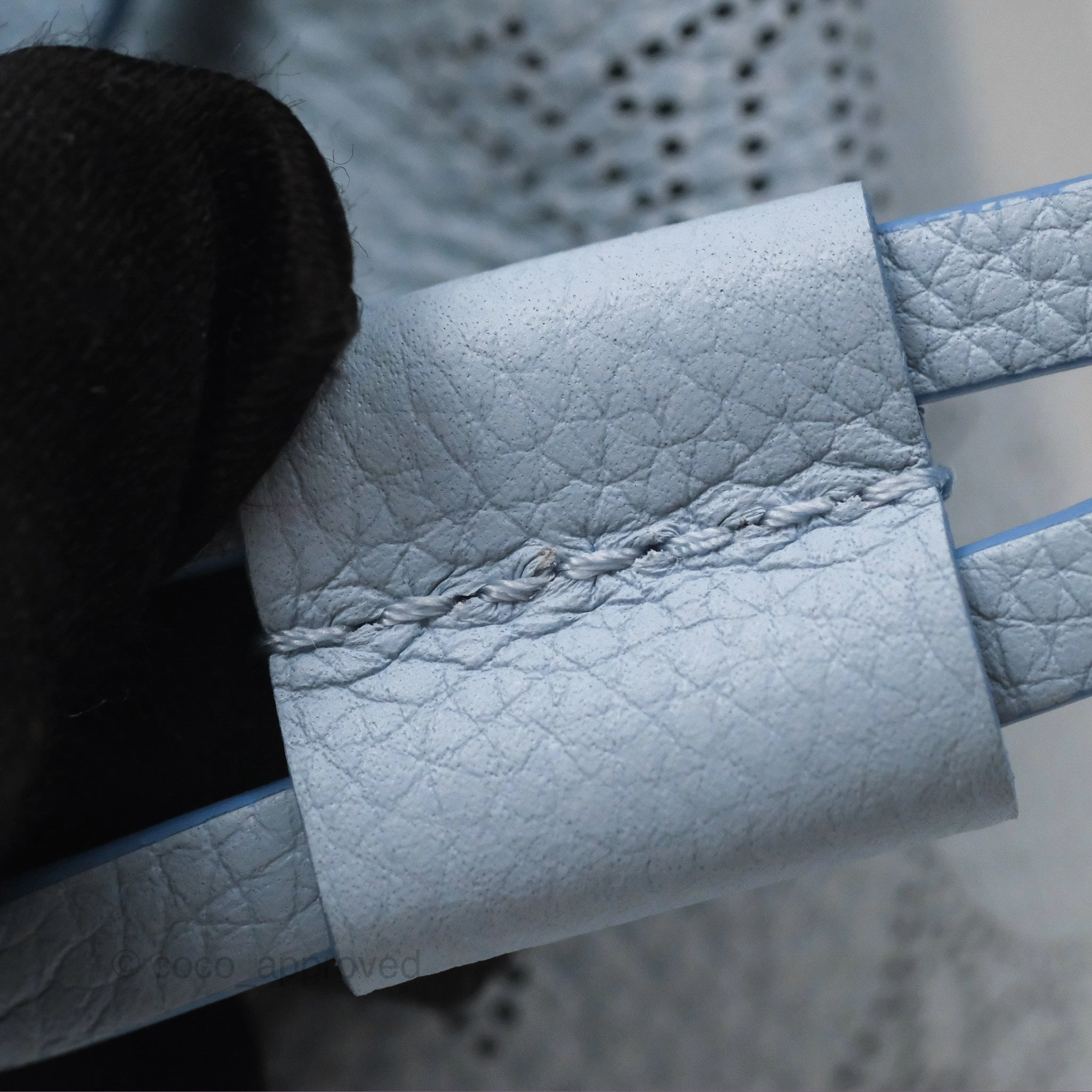 Louis Vuitton Bella Blue Nuage Mahina Calfskin
