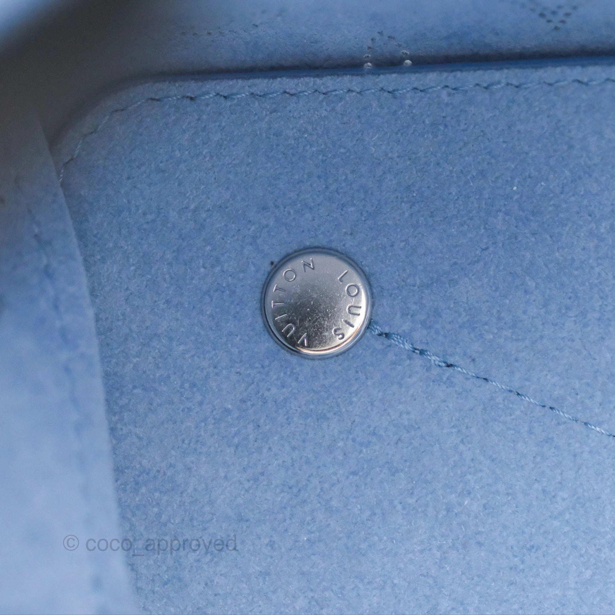 Louis Vuitton Bella Blue Nuage Mahina Calfskin