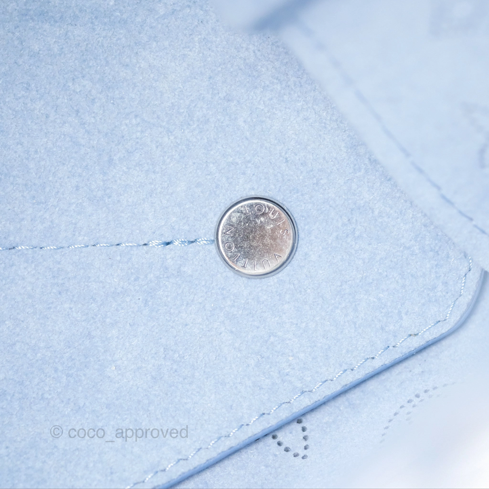 Louis Vuitton Bella Blue Nuage Mahina Calfskin