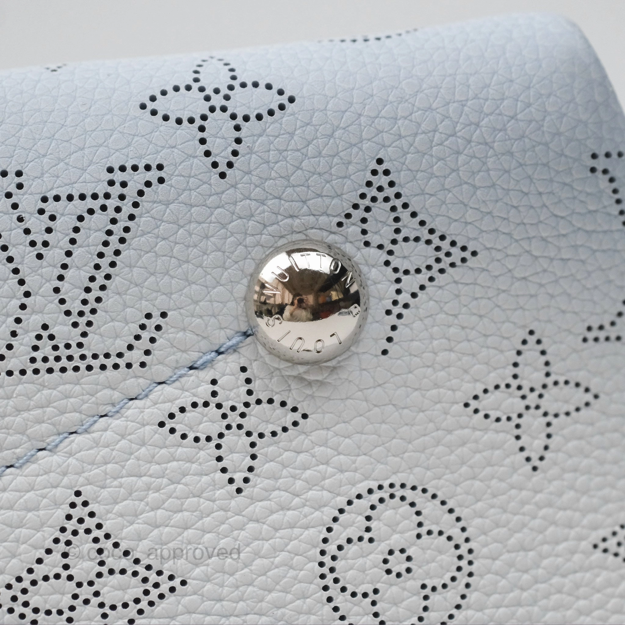 Louis Vuitton Bella Blue Nuage Mahina Calfskin