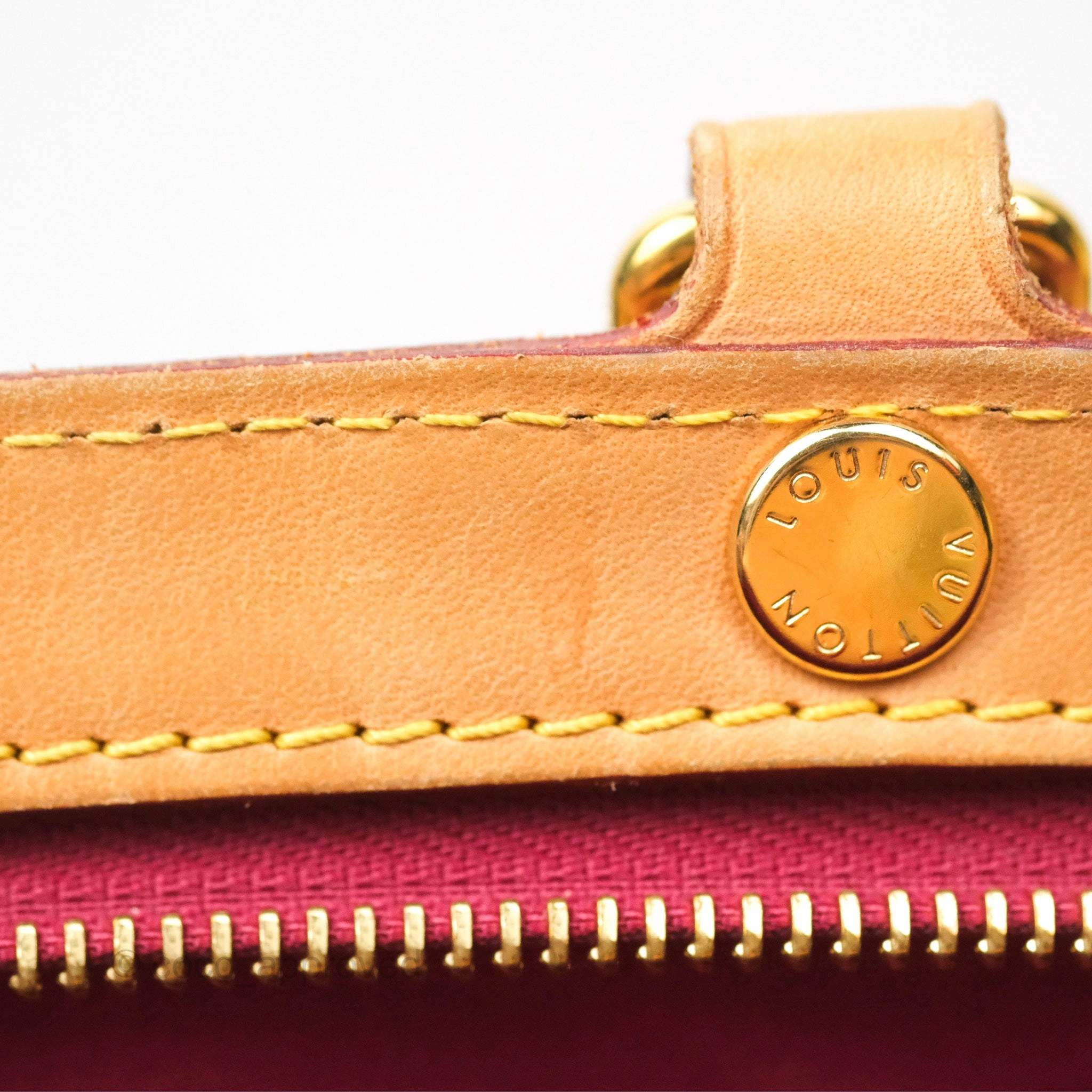 Louis Vuitton Brea MM Red Vernis Patent Monogram